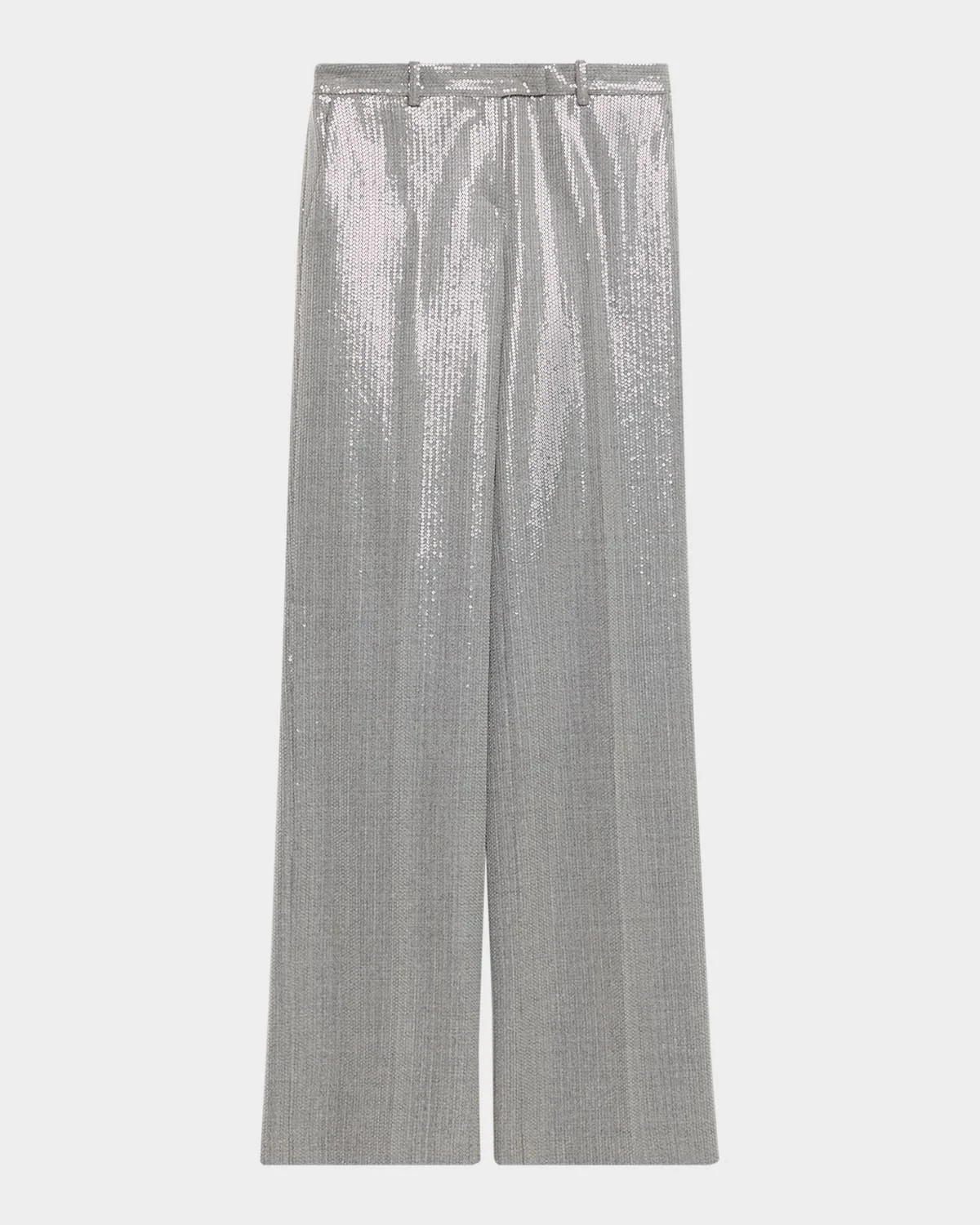 Camilla Sequin Pinstripe Wide-Leg Trousers - 1