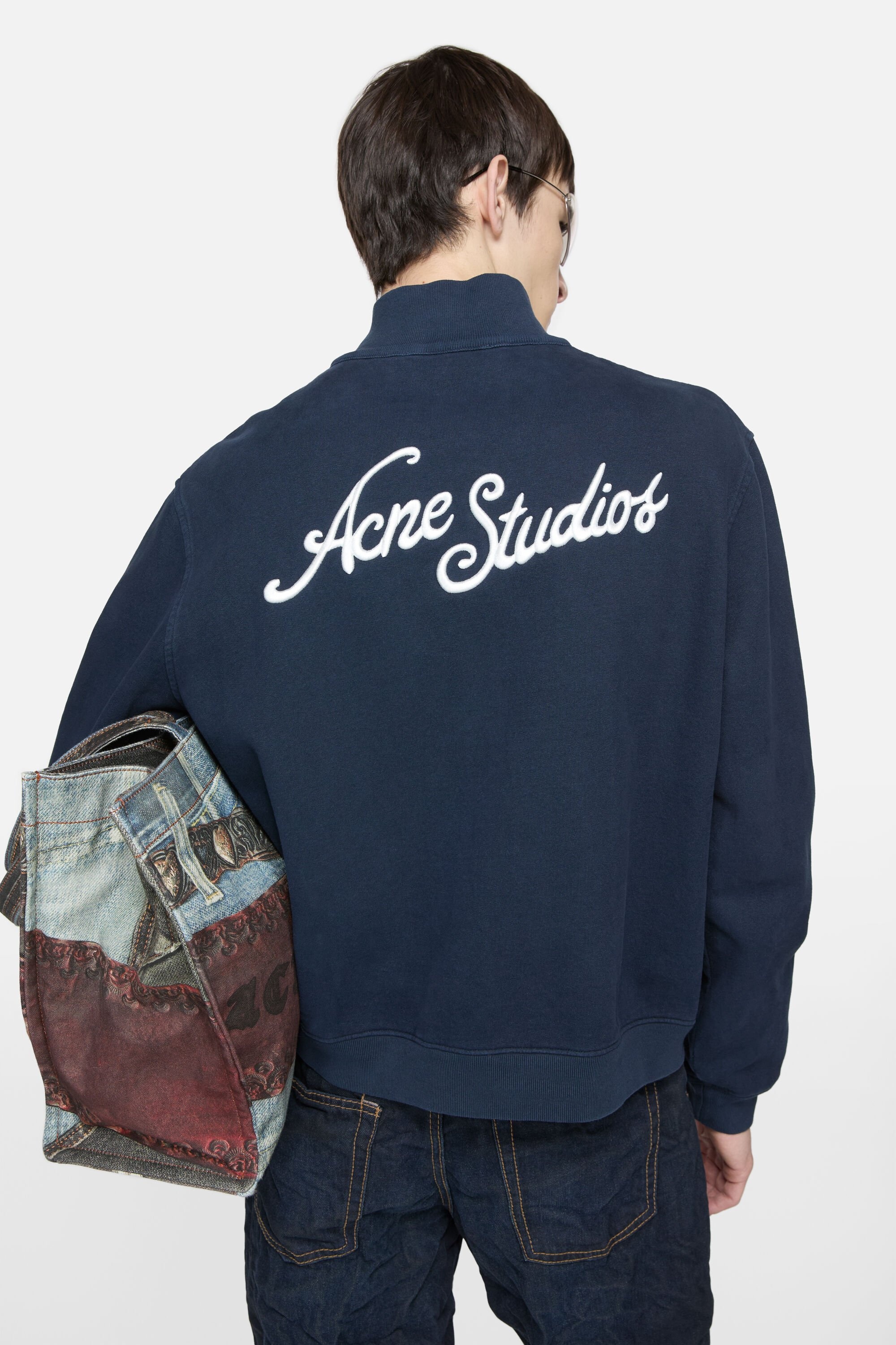 Zip-up sweatshirt - Deep blue - 5