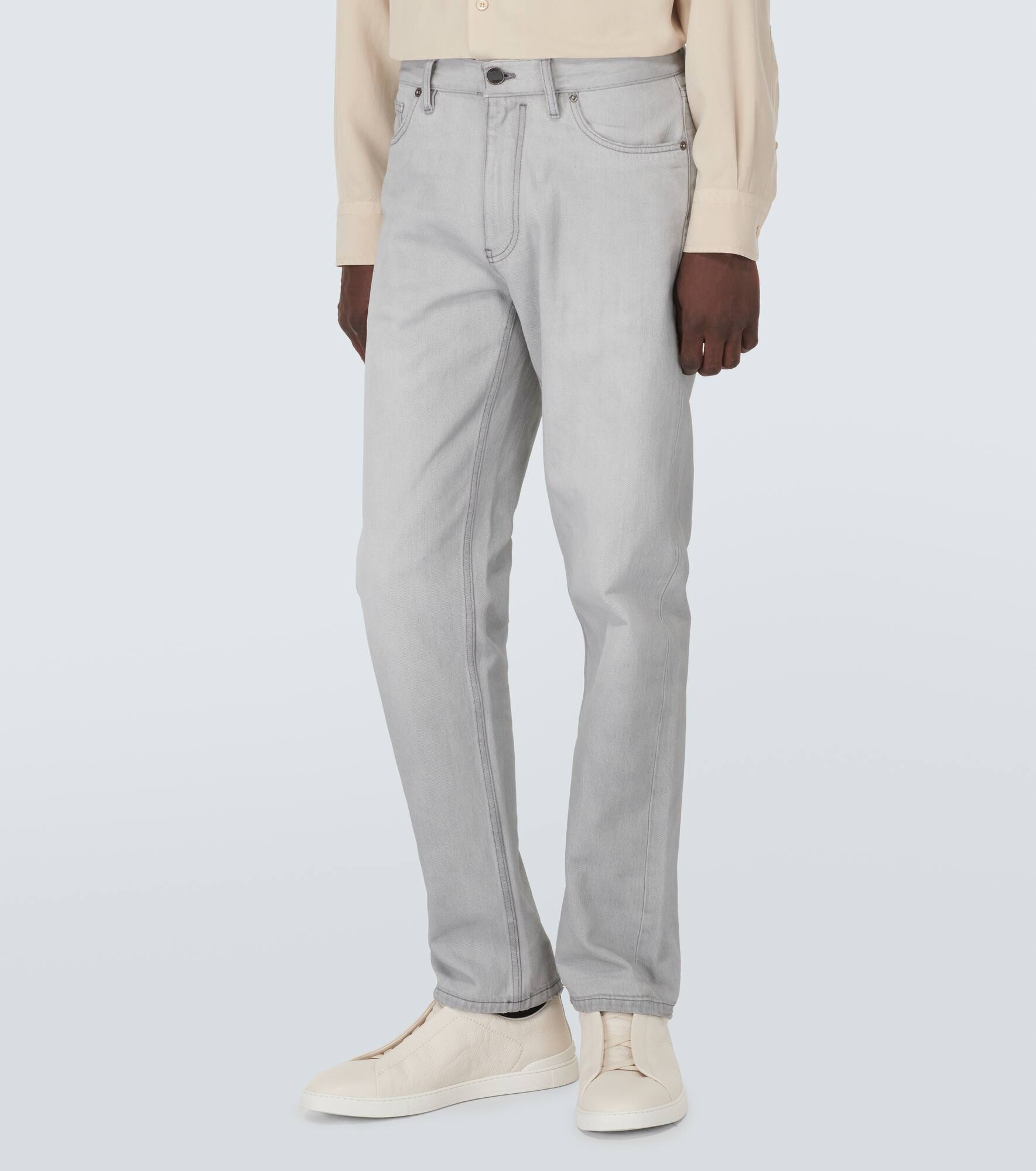 Mid-rise slim jeans - 3