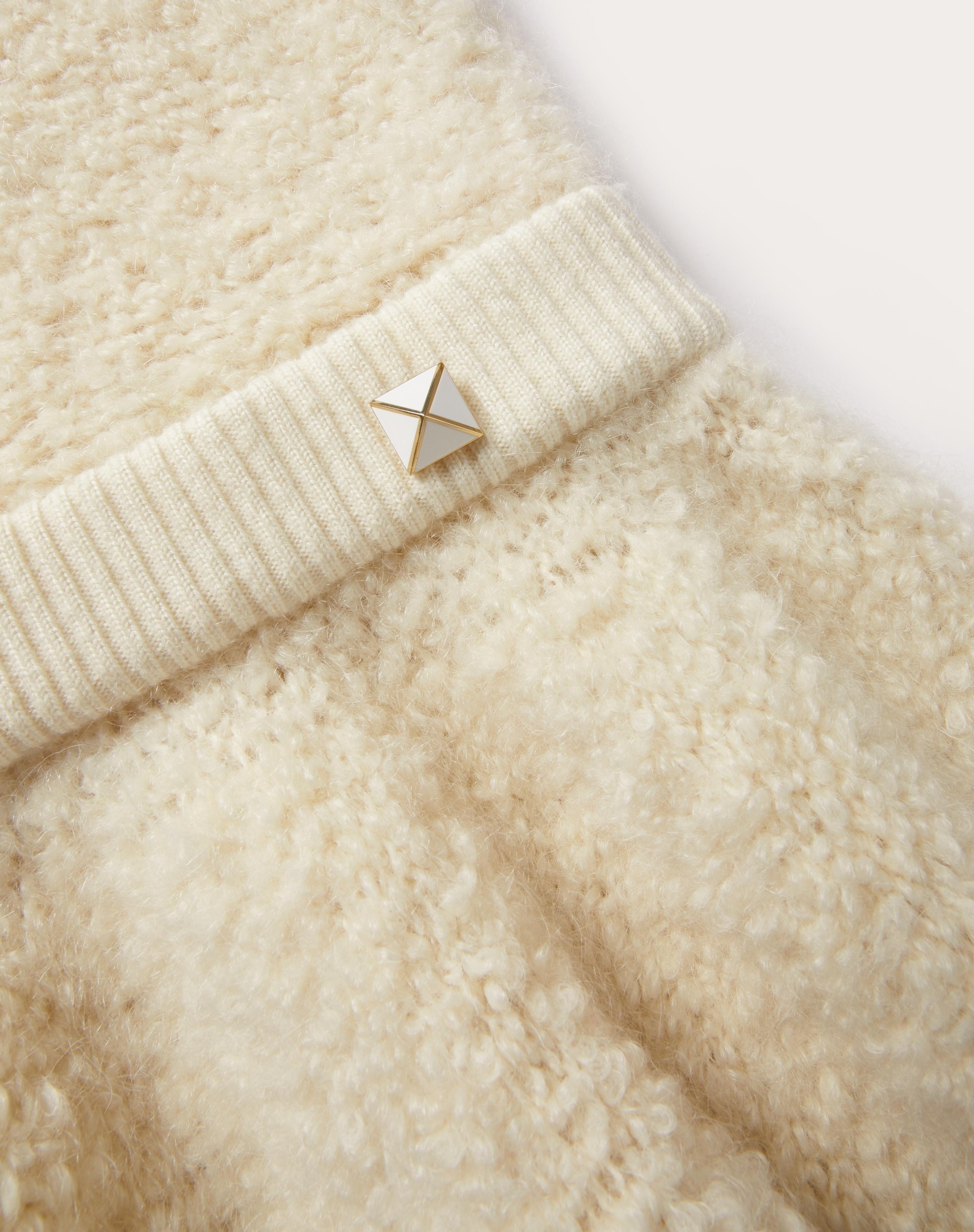 MOHAIR BLEND KNIT JACKET - 3