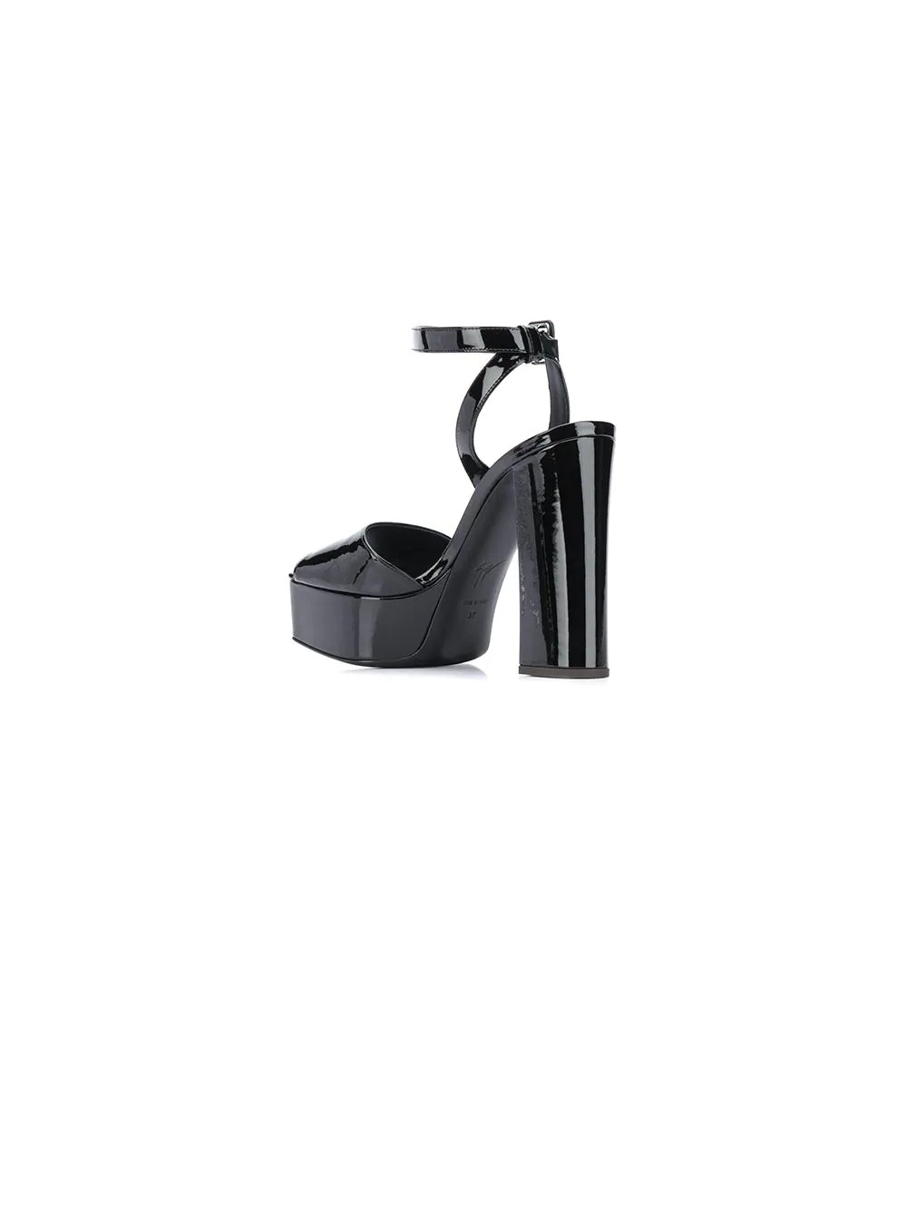 open toe platform sandals - 3