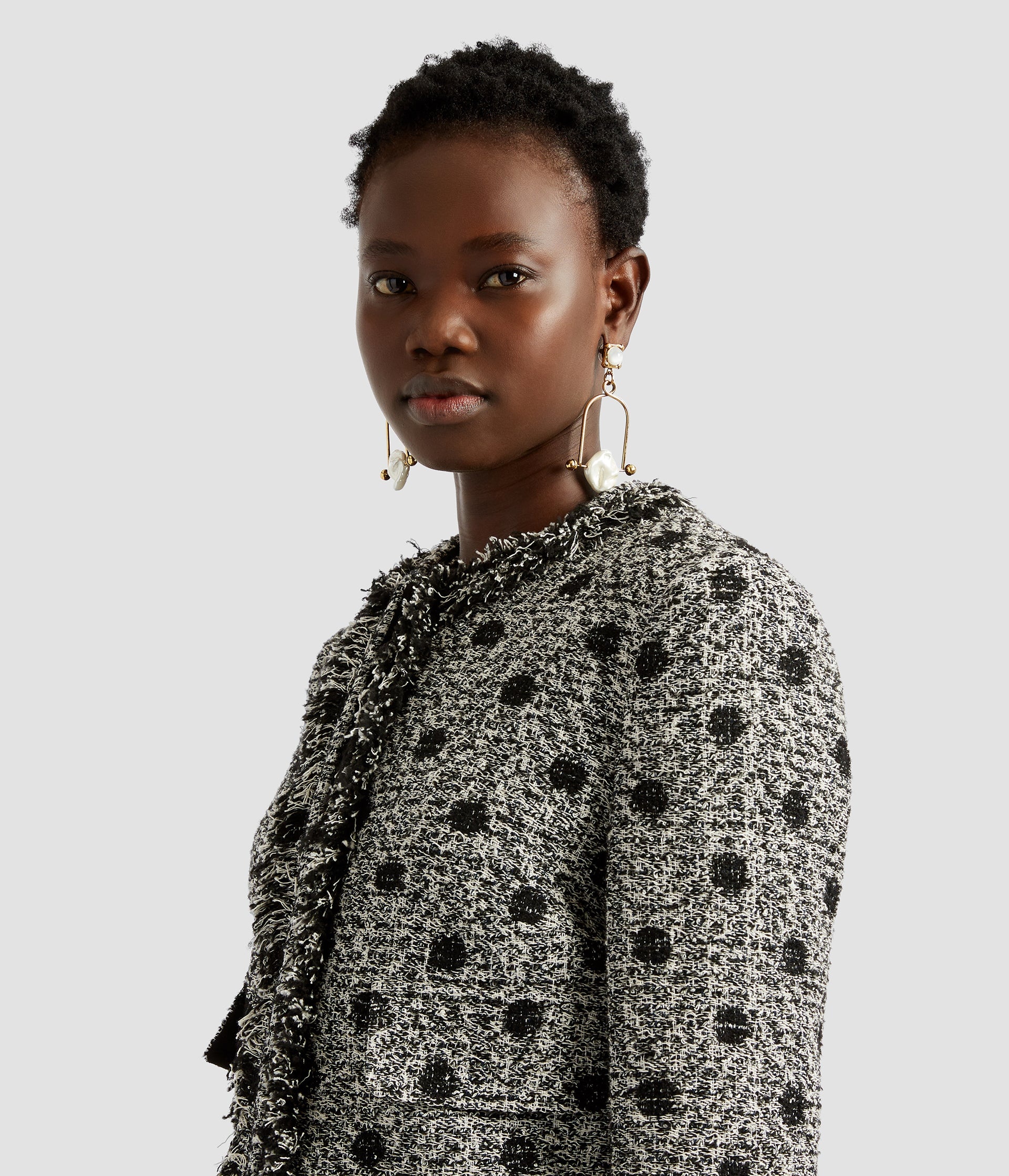 LONG SLEEVED CROPPED JACKET - 5