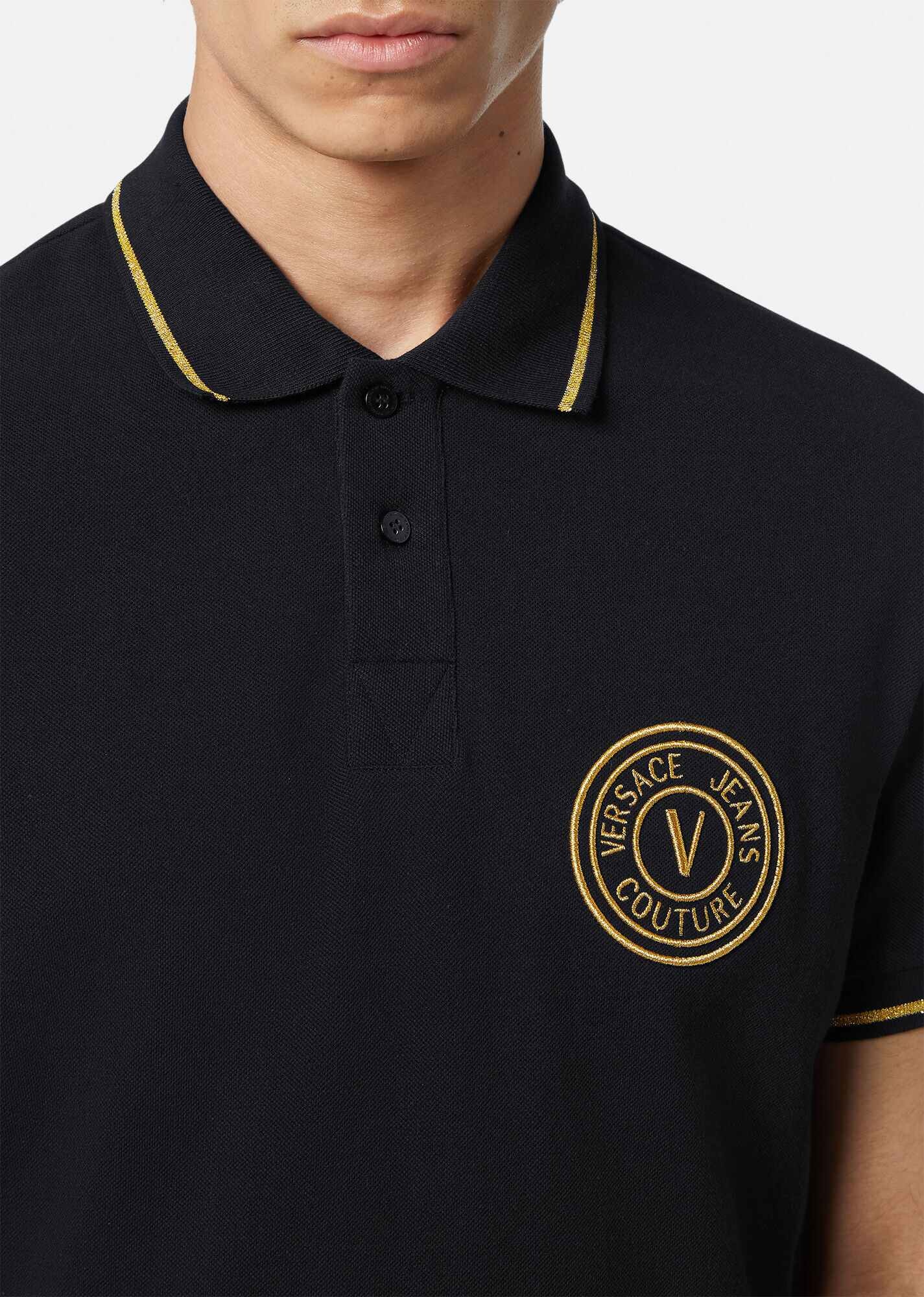 V-Emblem Polo Shirt - 5