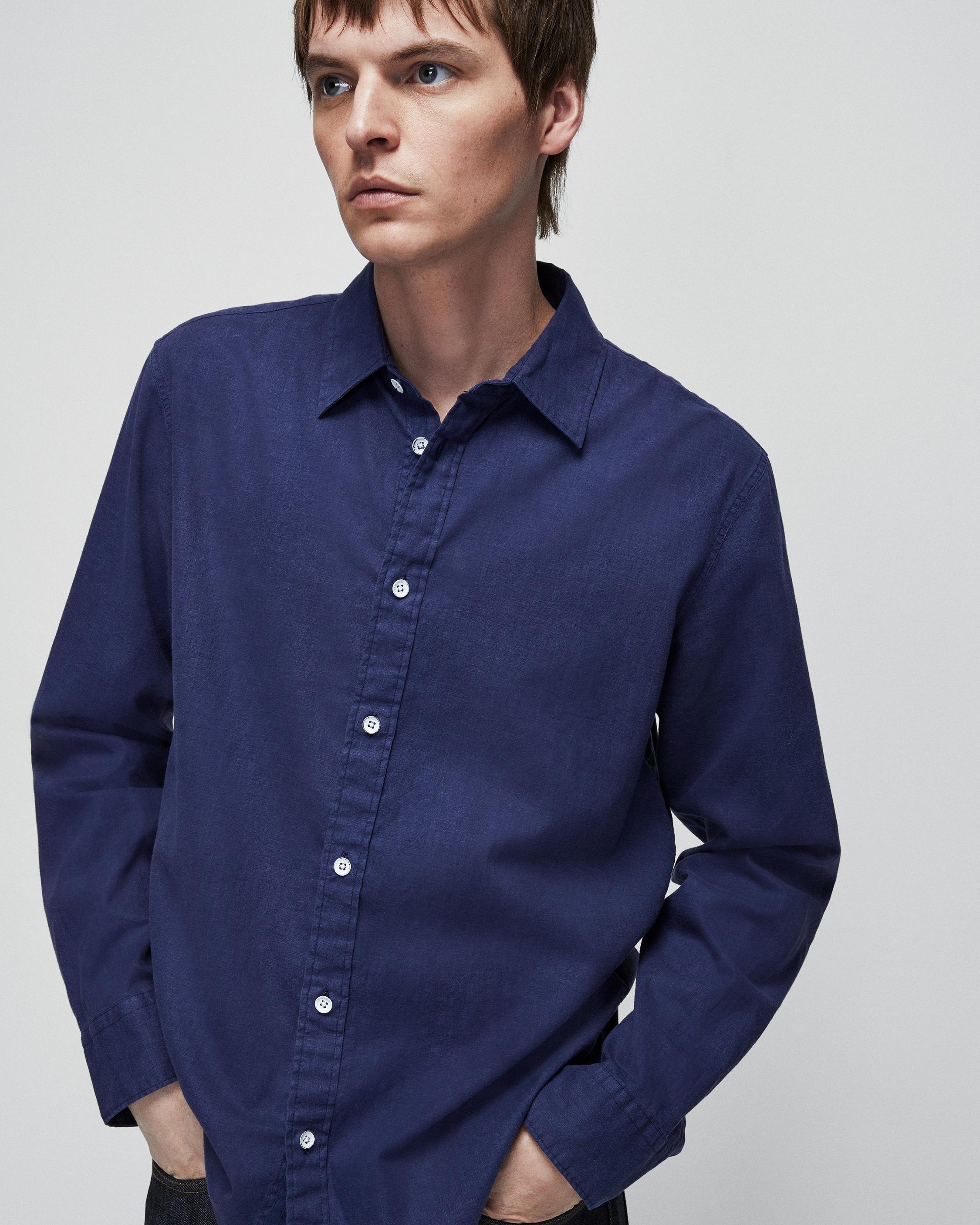 Gus Cotton Shirt
Relaxed Fit Button Down Shirt - 2