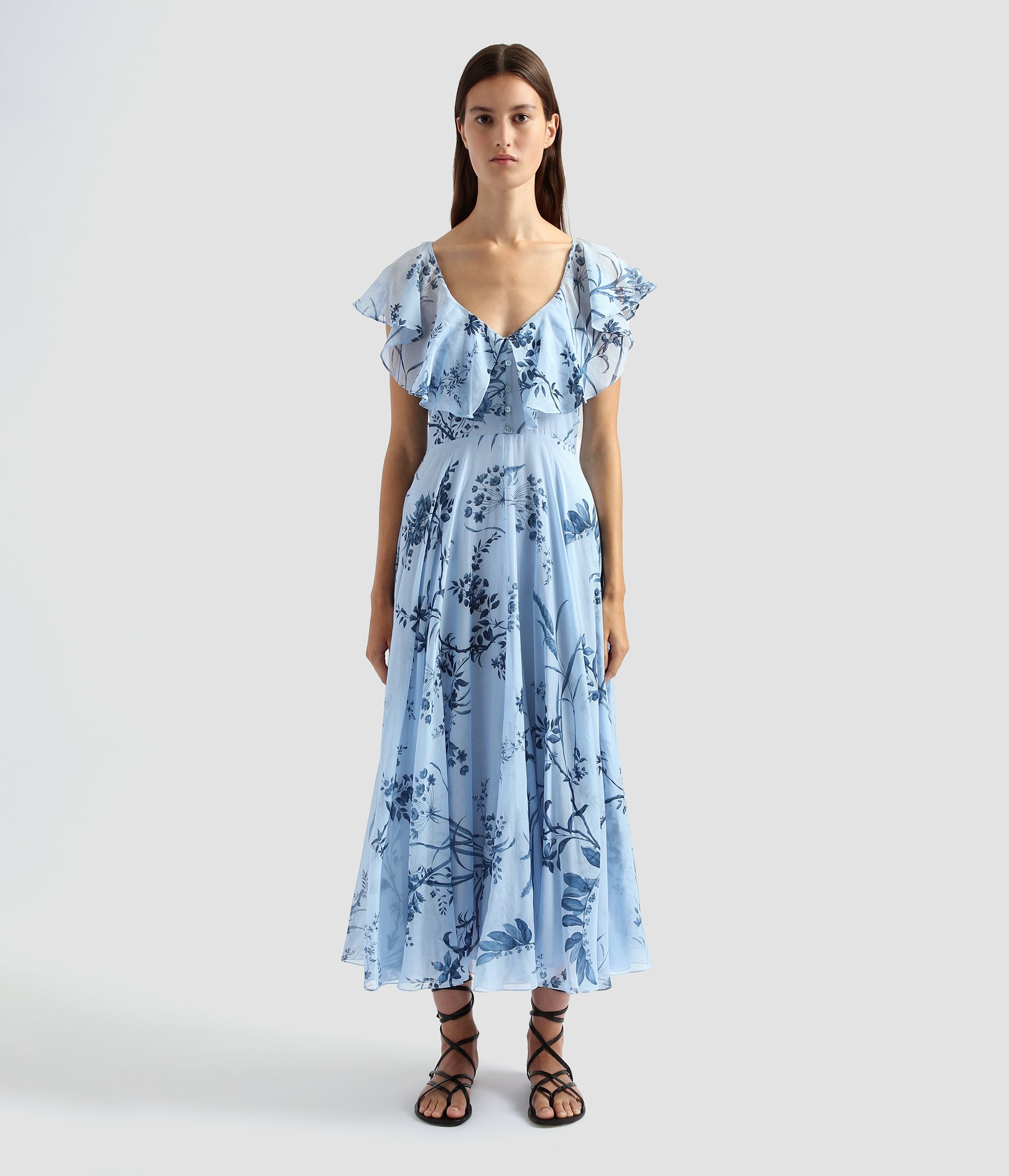 FIT AND FLARE MIDI DRESS - 2