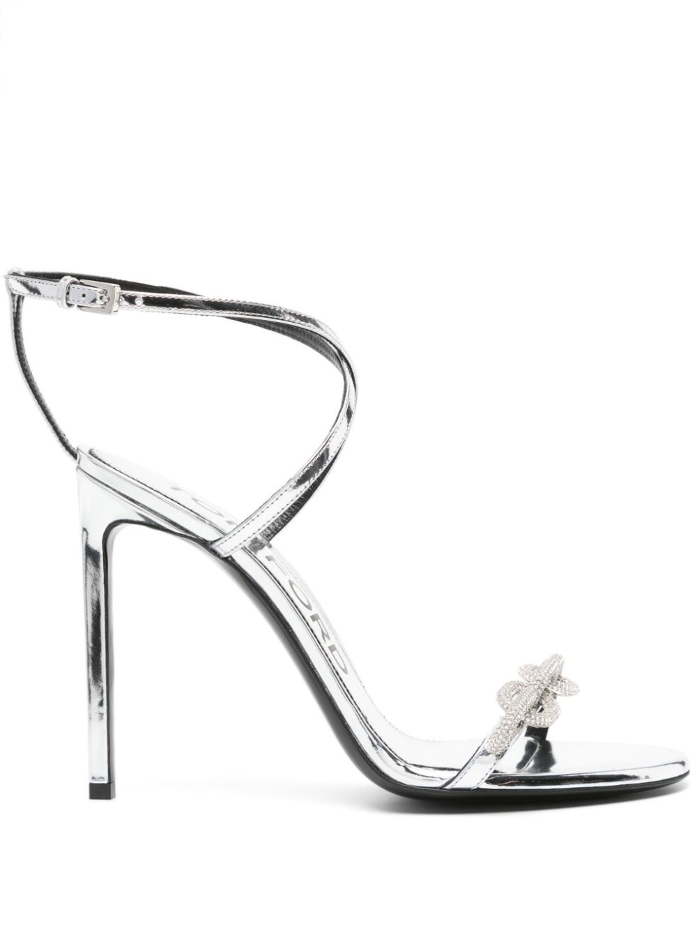 105mm crystal-embellished sandals - 1