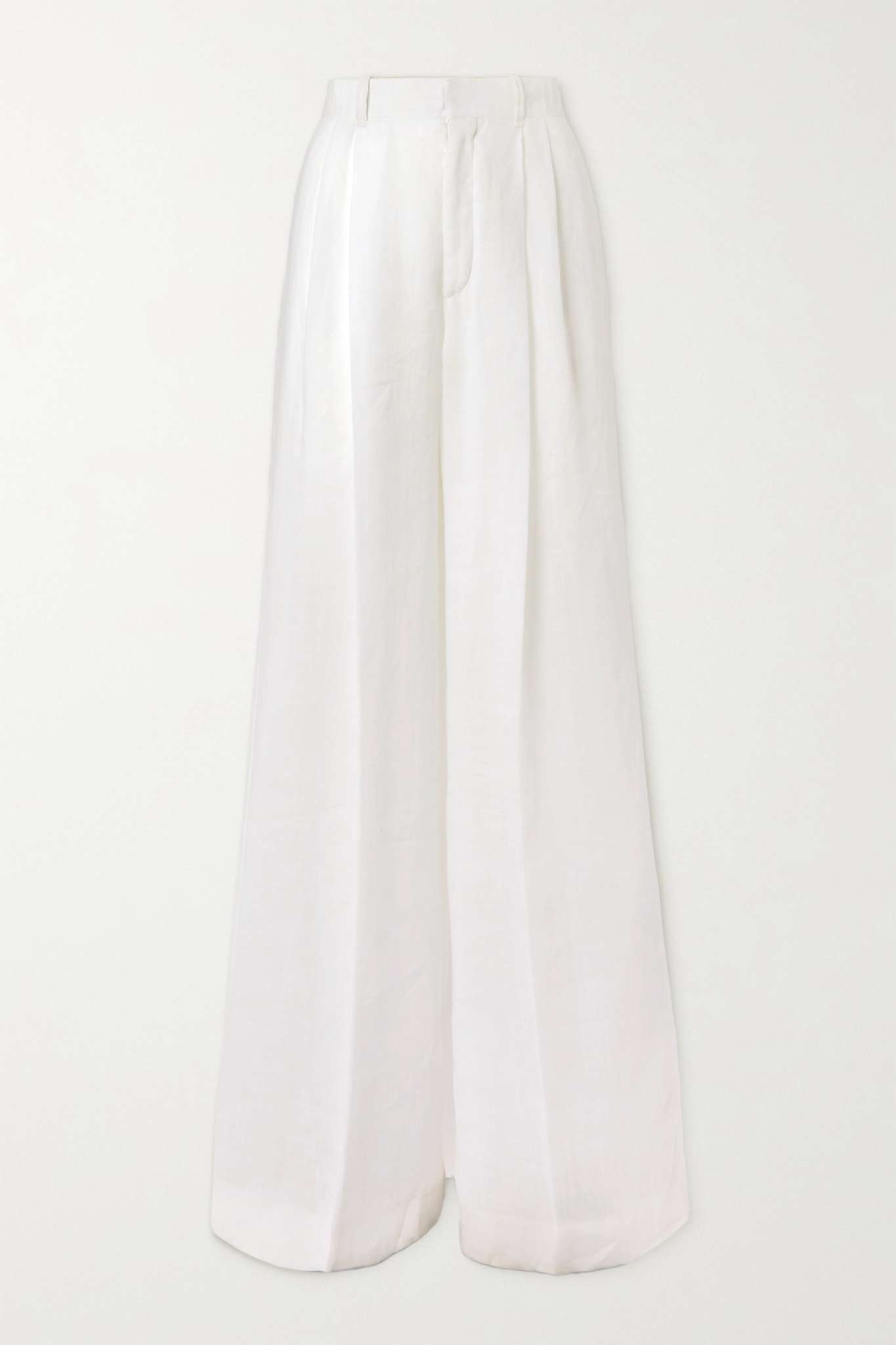 Ramie wide-leg pants - 1