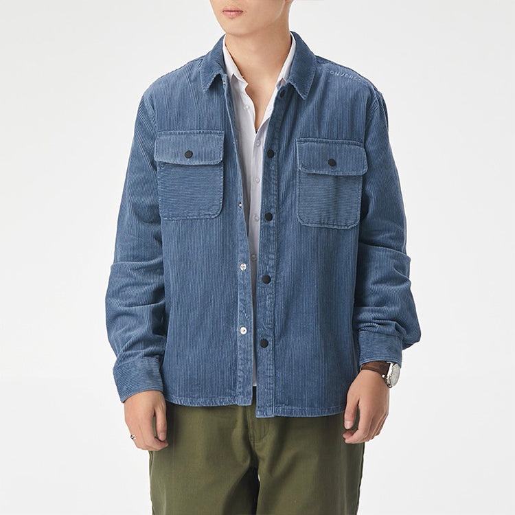 Converse Overhead Shirt Jacket 'Lakeside Blue' 10019954-A06 - 3