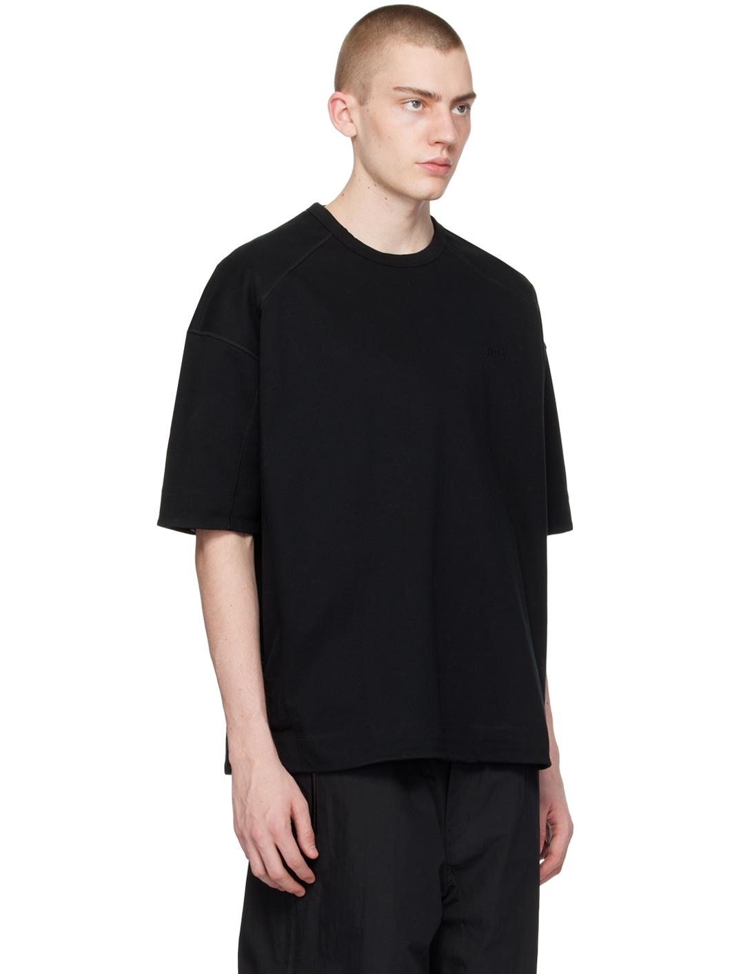 Black Zip Pocket T-Shirt - 2