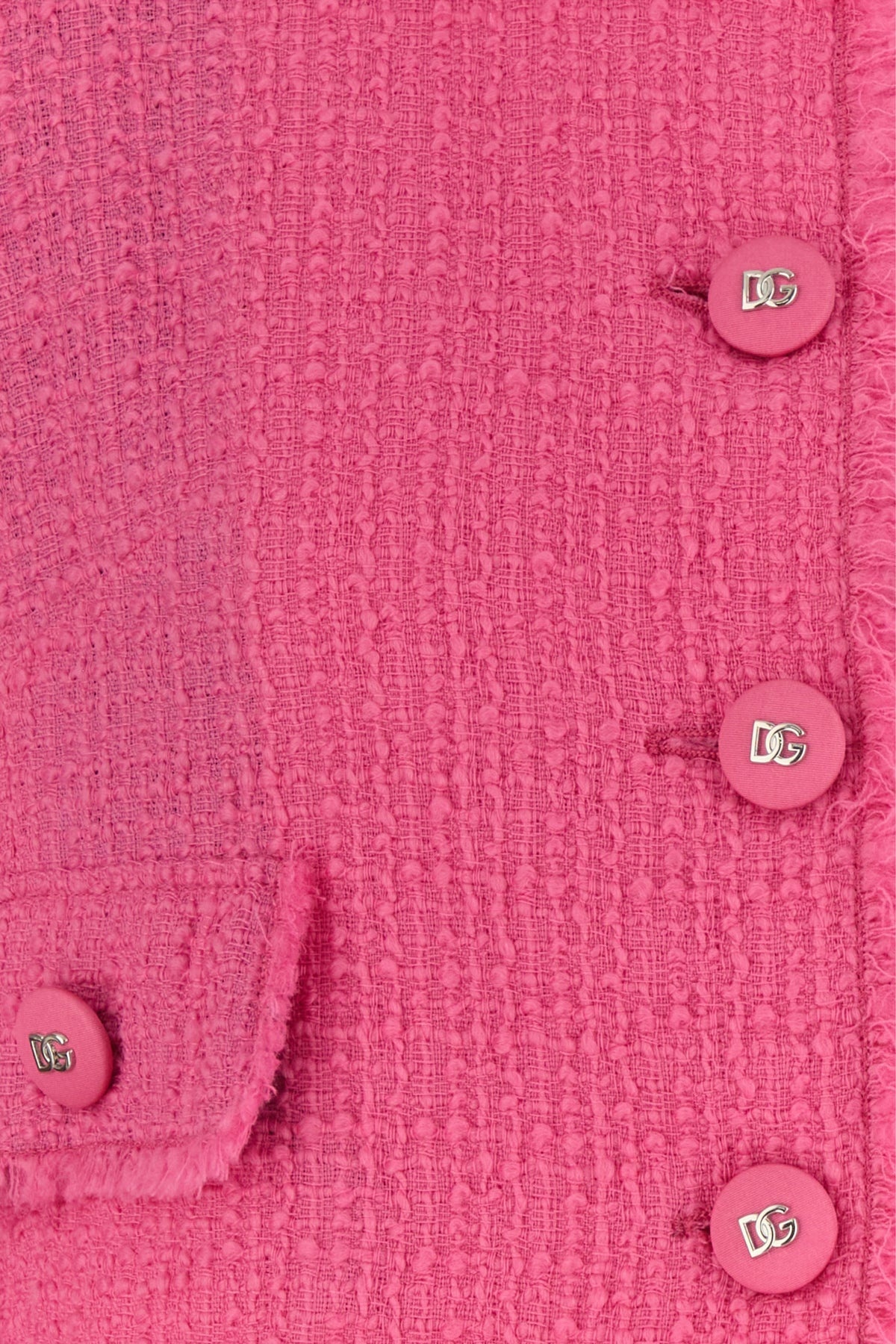 Fuchsia tweed blazer - 5