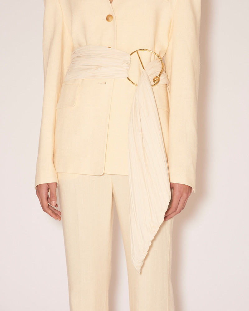TAYO - Heavy poplin belt - Creme 1
