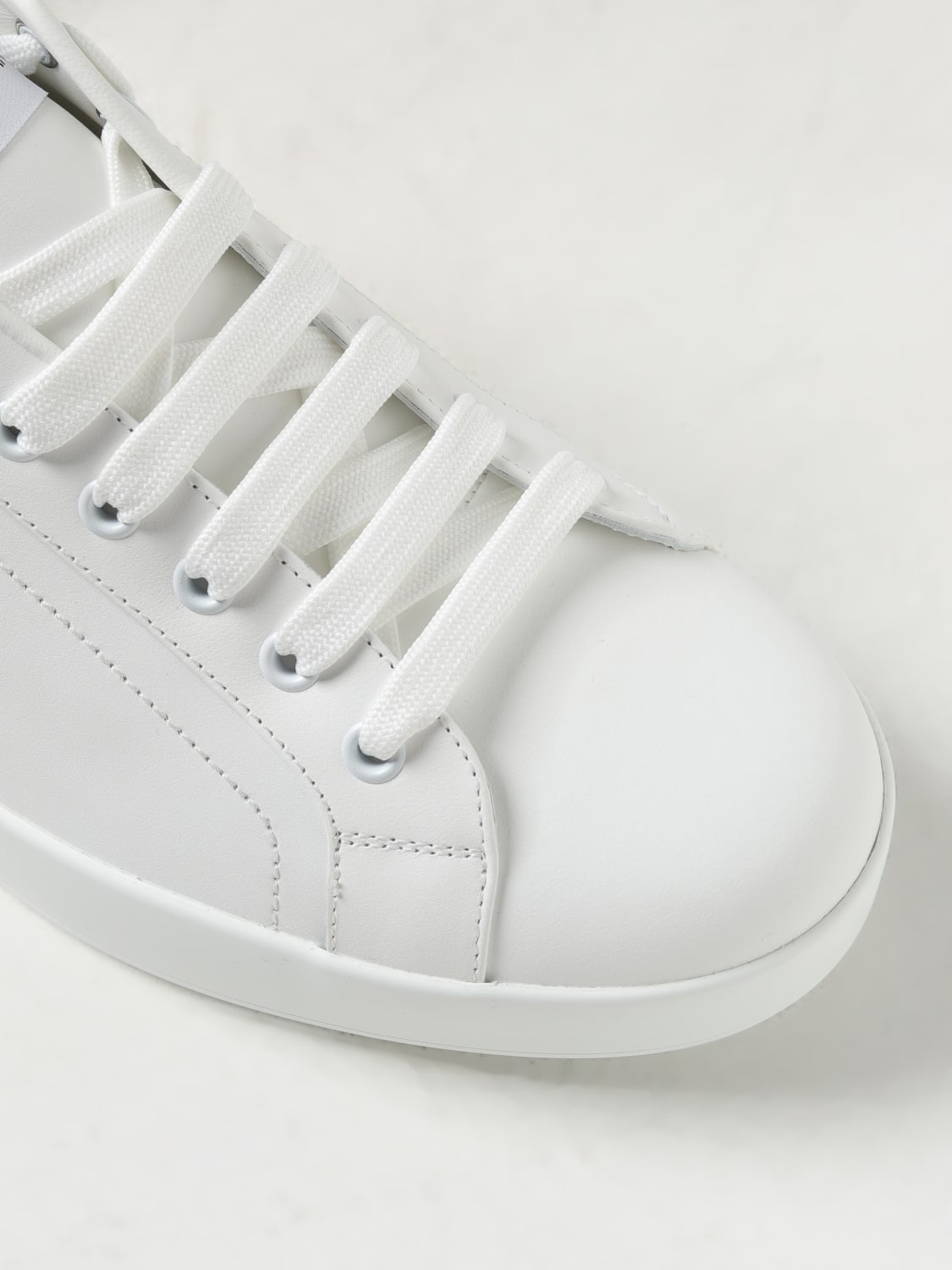 Dolce & Gabbana leather sneakers with logo - 4