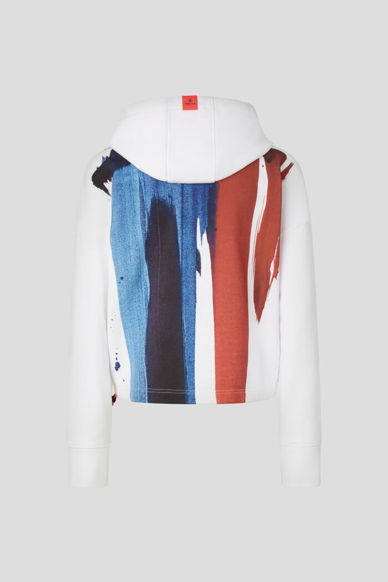 BOGNER Cosa Sweatshirt hoodie in White outlook