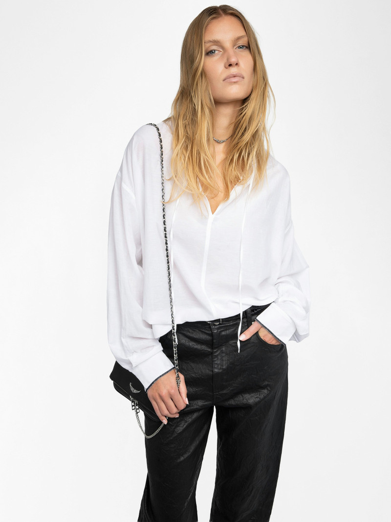 Troene Oversized Cotton Blouse 5