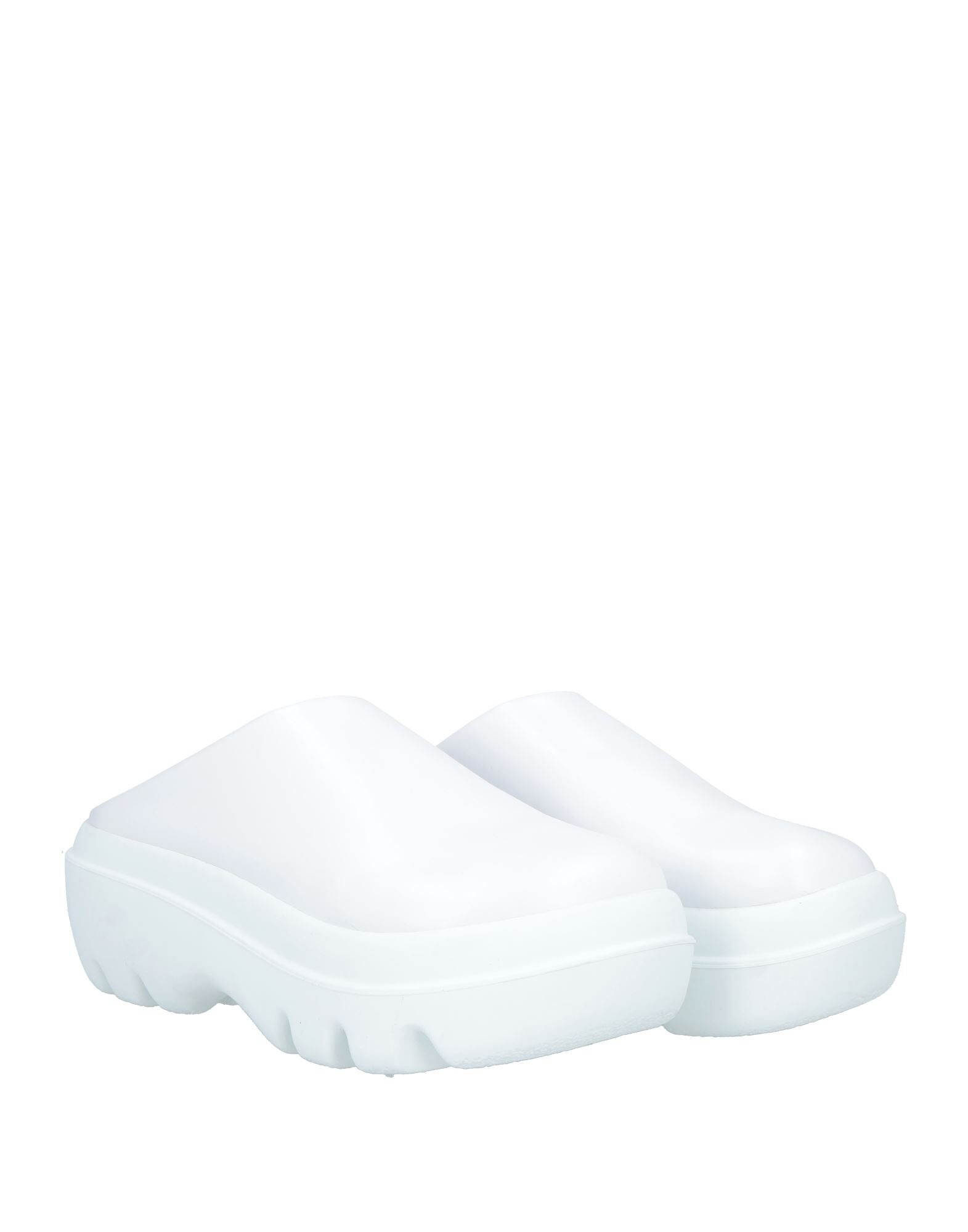 White Women's Mules And Clogs - 2