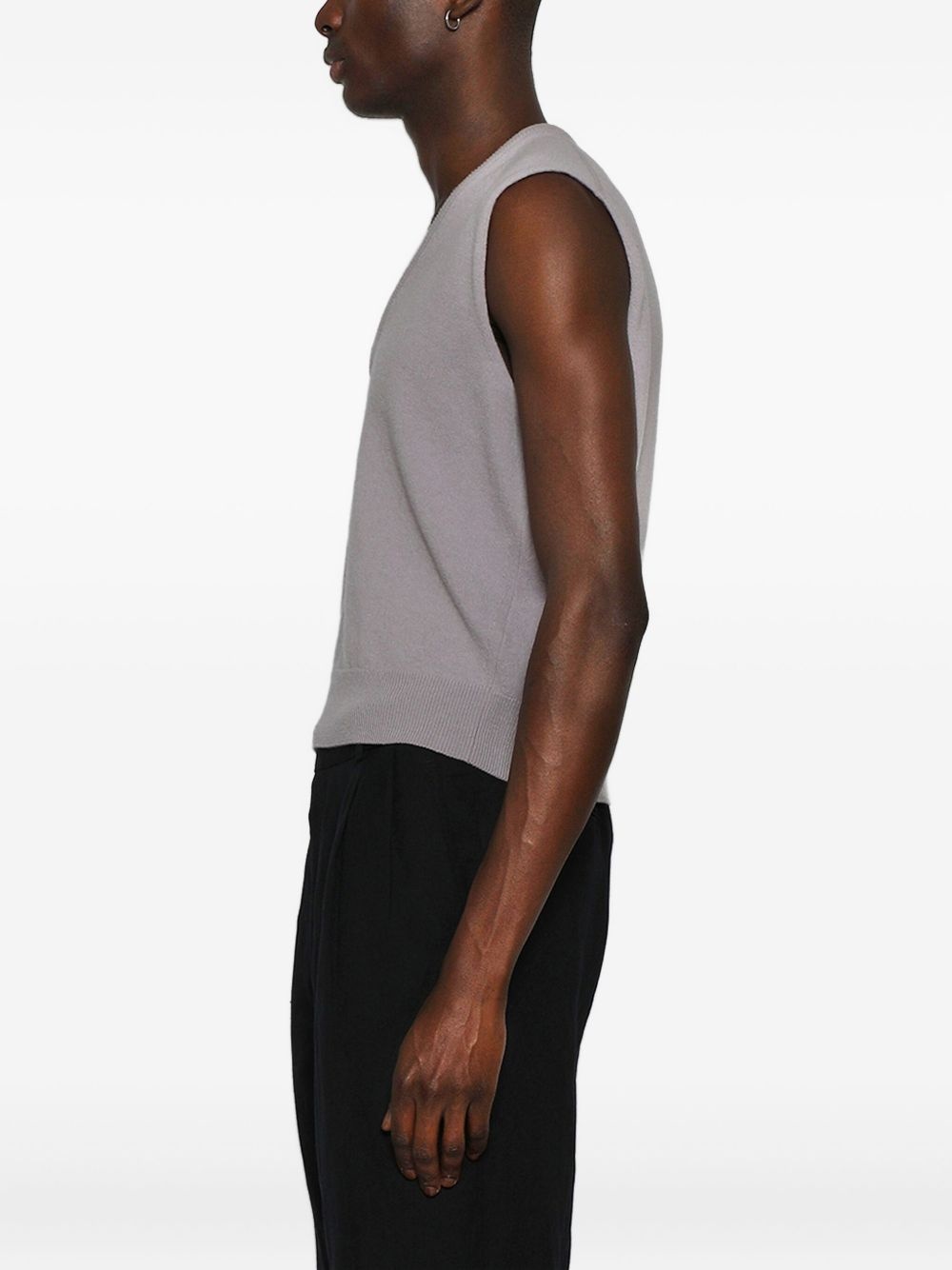 virgin wool vest - 4