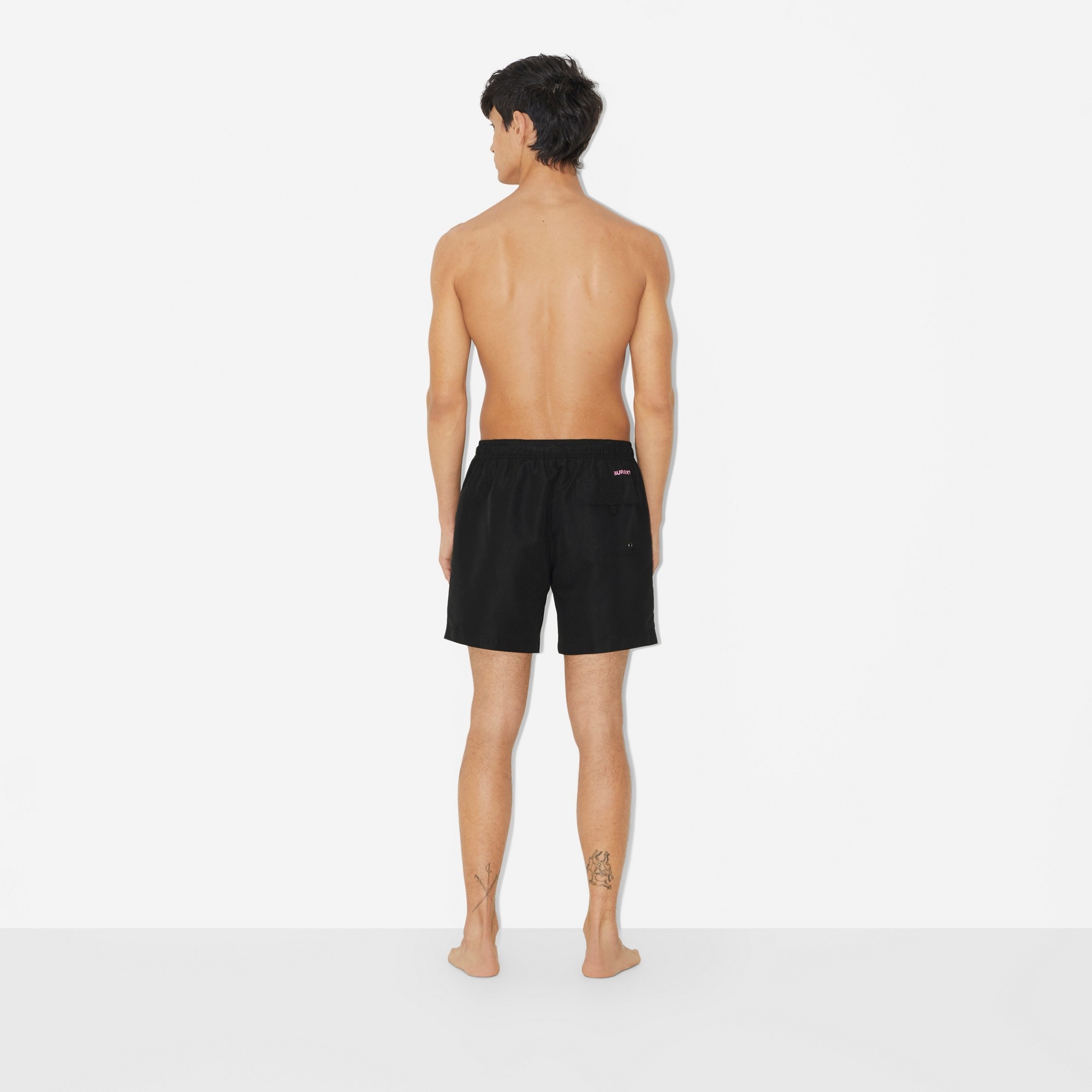 Oak Leaf Crest Drawcord Swim Shorts - 4