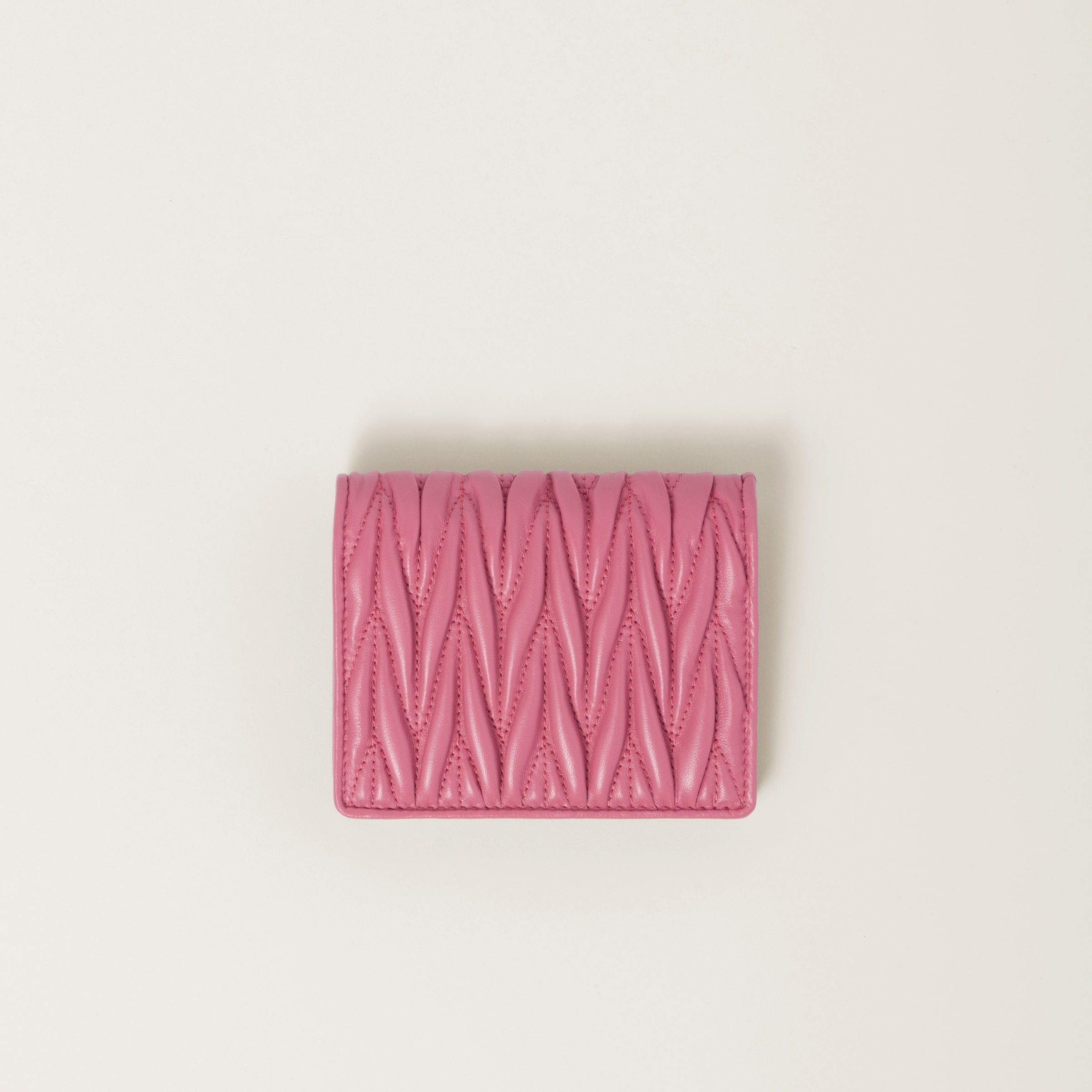 Small matelassé nappa leather wallet - 3