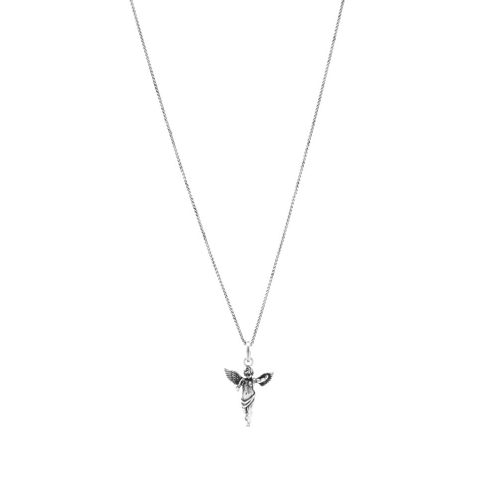 Saint Laurent Angel Charm Pendant Necklace - 1