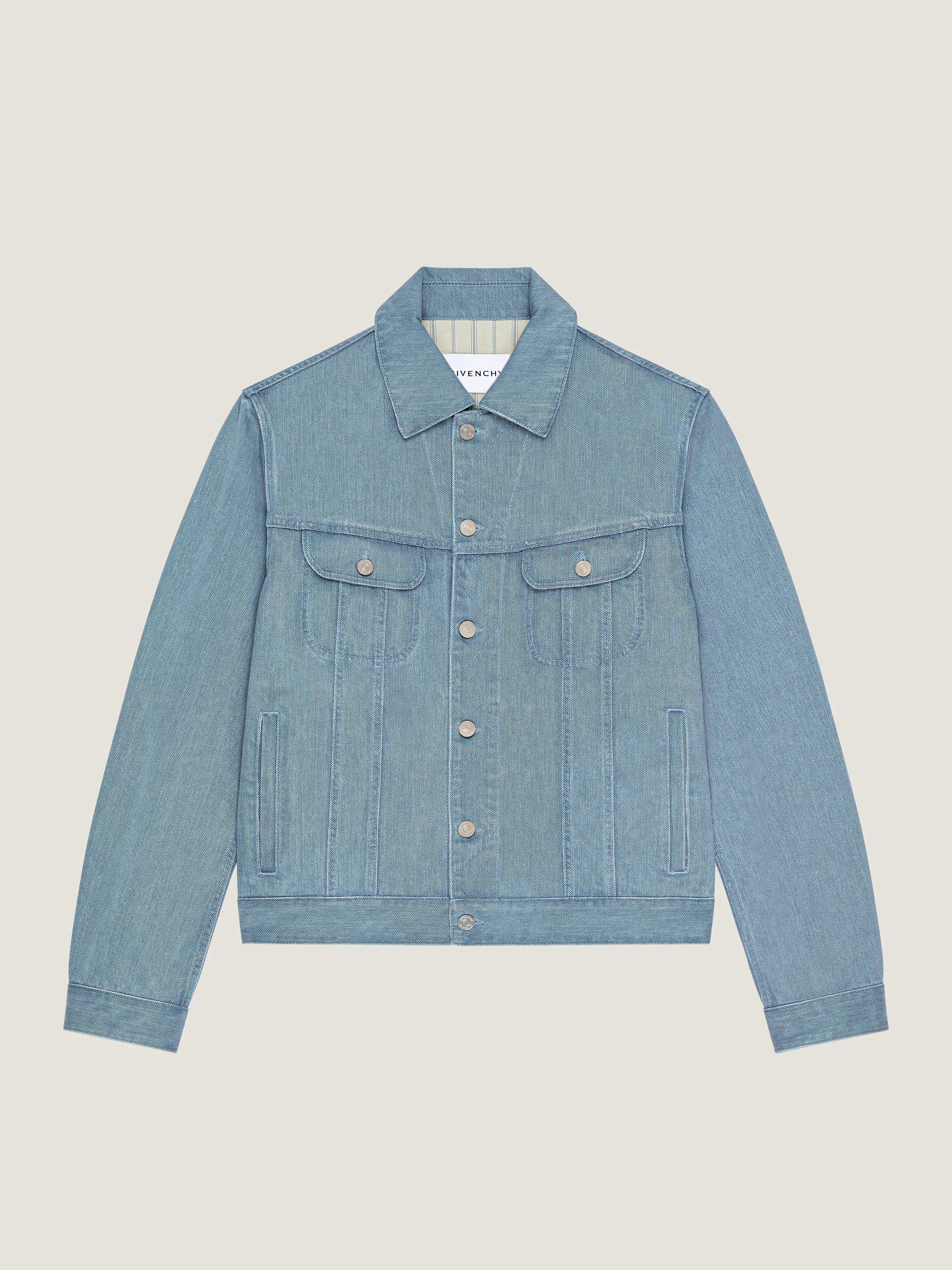 JACKET IN LIGHT BLUE DENIM - 1