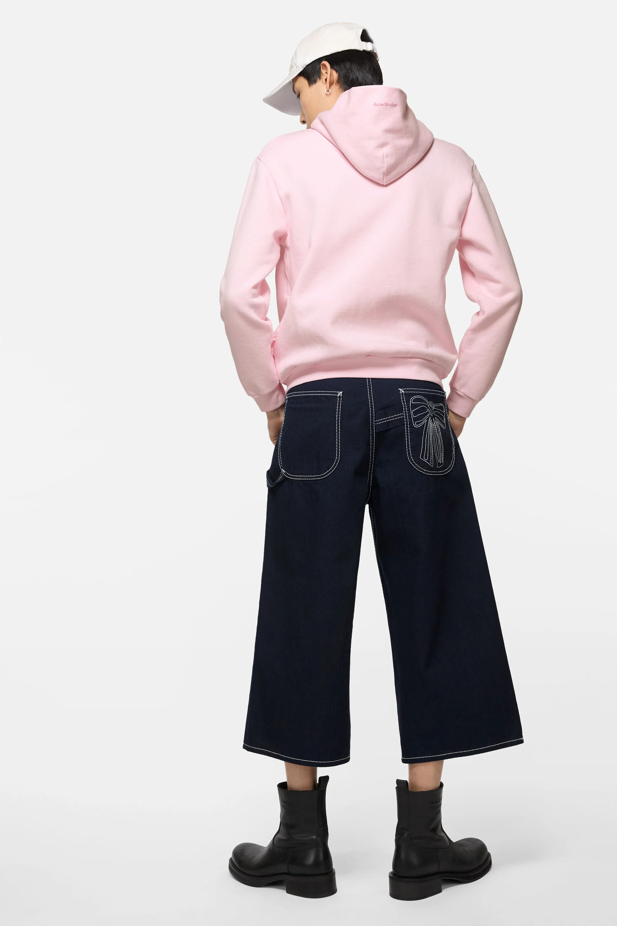 Hooded zipper sweater - Blossom pink - 3