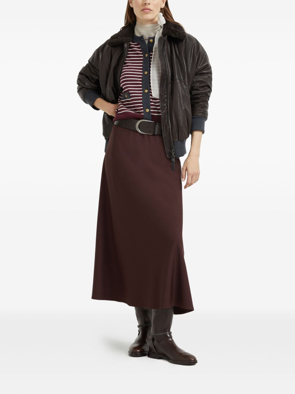 striped cardigan - 2