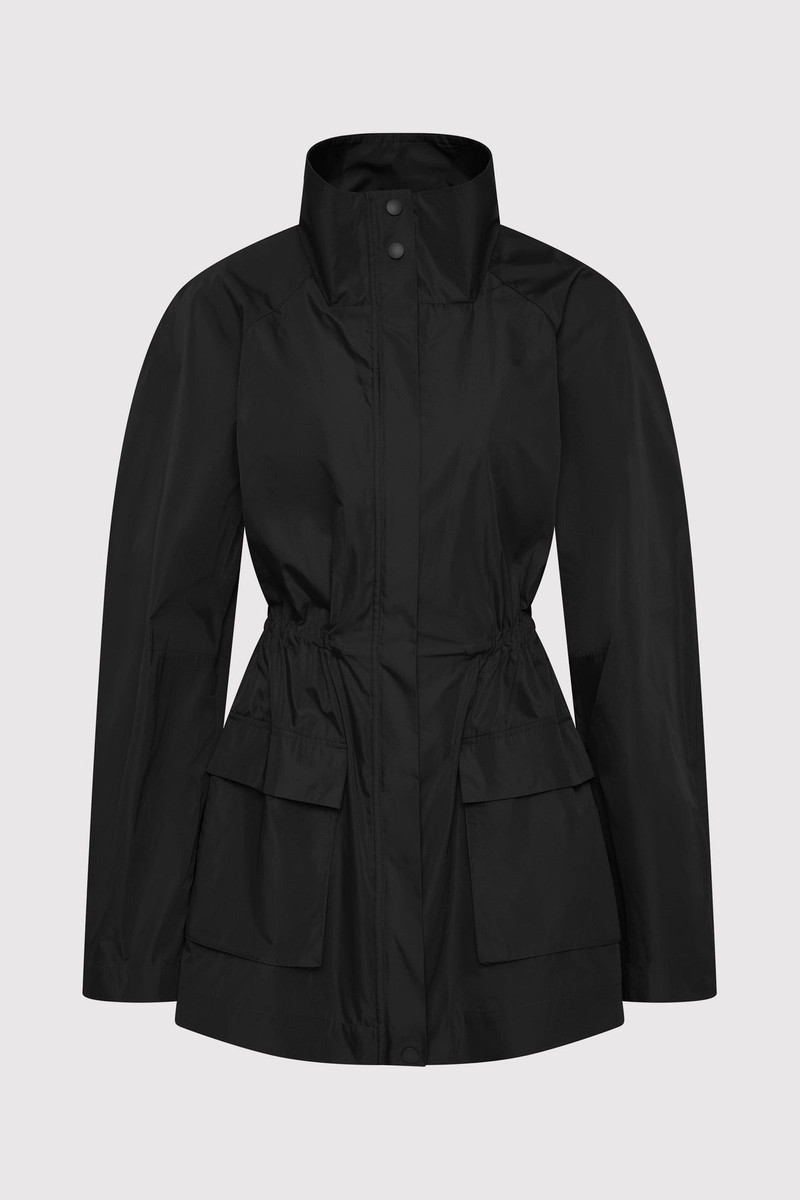 Paper Taffeta Parka - Black 1