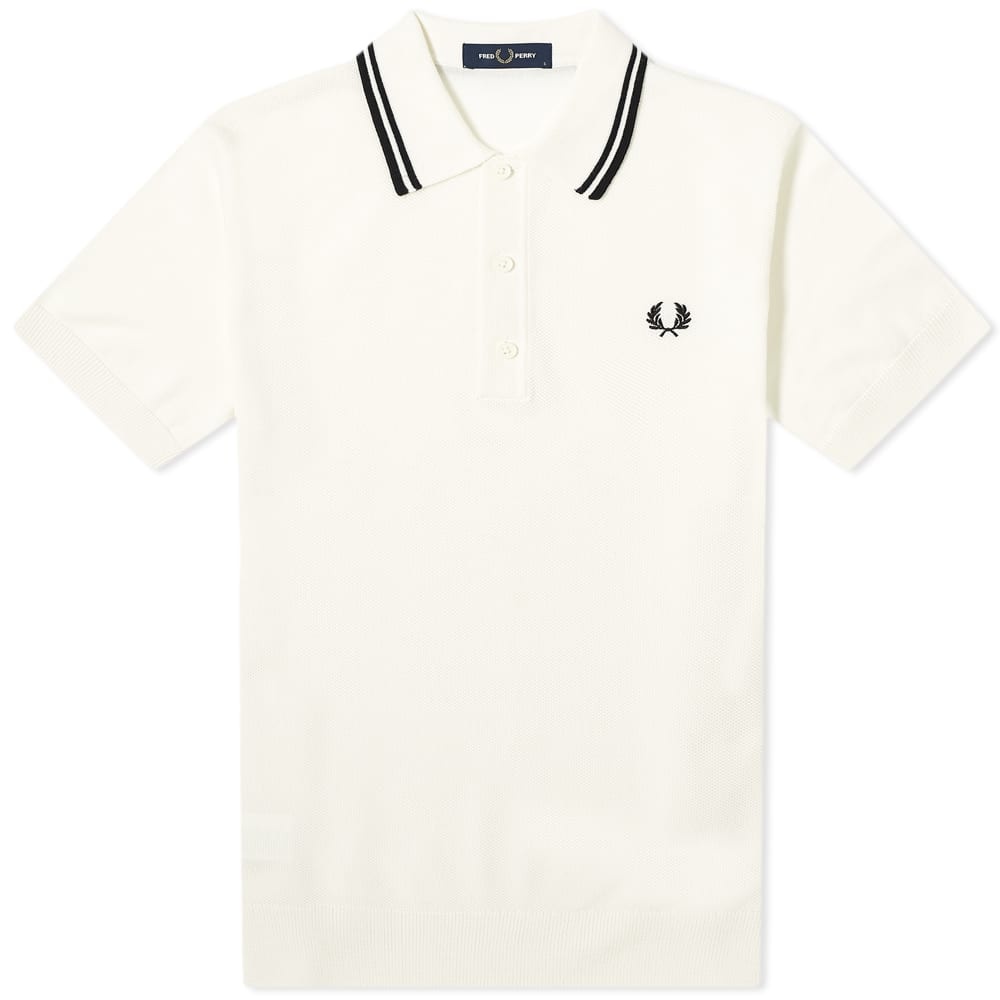 Fred Perry Authentic Twin Tipped Knitted Polo - 1