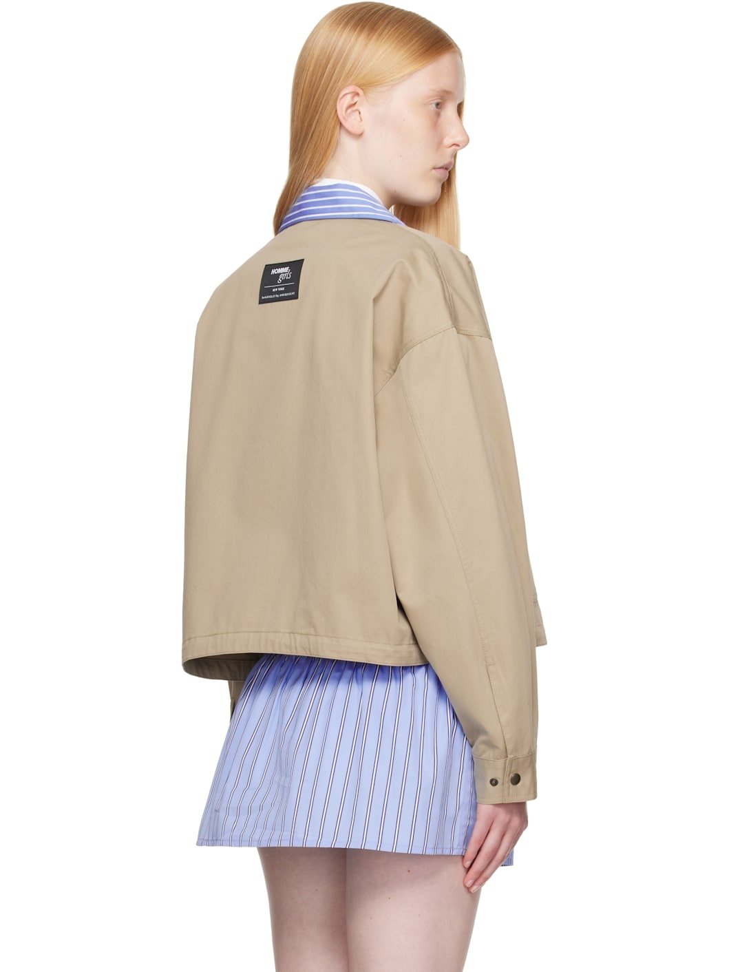 Khaki Parachute Bomber Jacket - 3