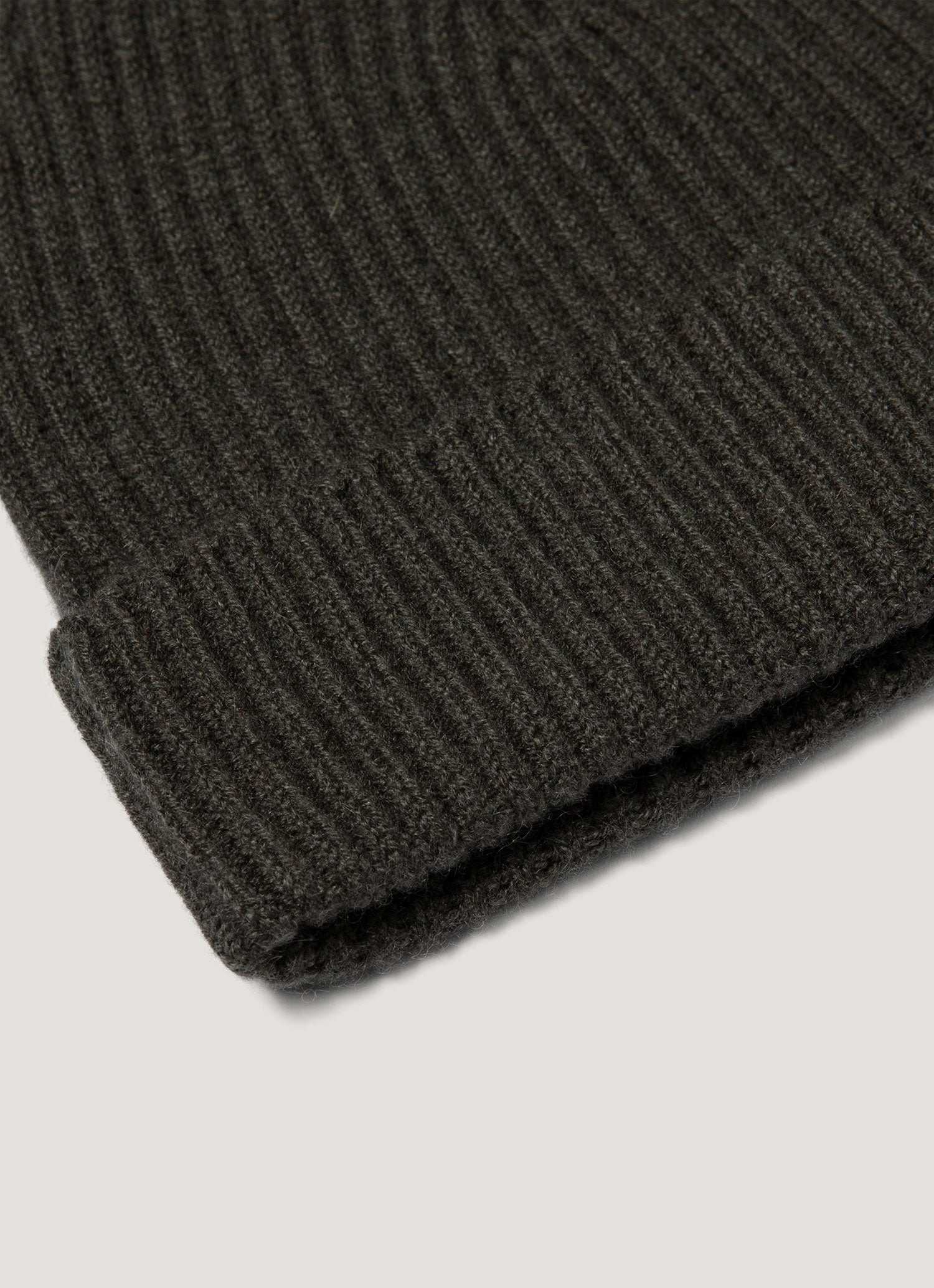Cashmere Ribbed Hat - 2