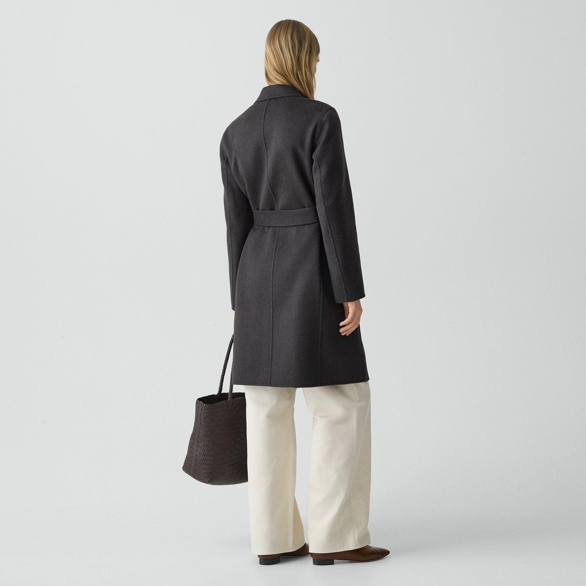Belted Coat in Double-Face Wool-Cashmere - 4