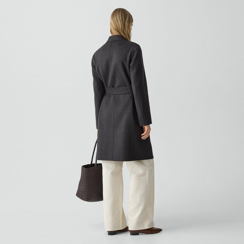Theory Belted Coat in Double-Face Wool-Cashmere outlook