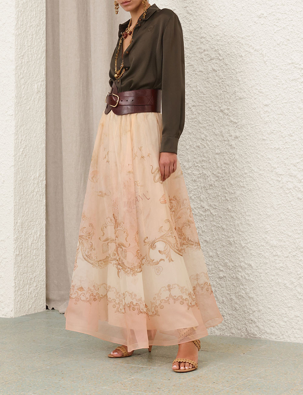 HYPNOTIC ORGANZA MAXI SKIRT - 3