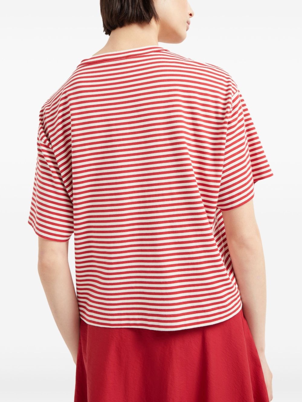 striped T-shirt - 4