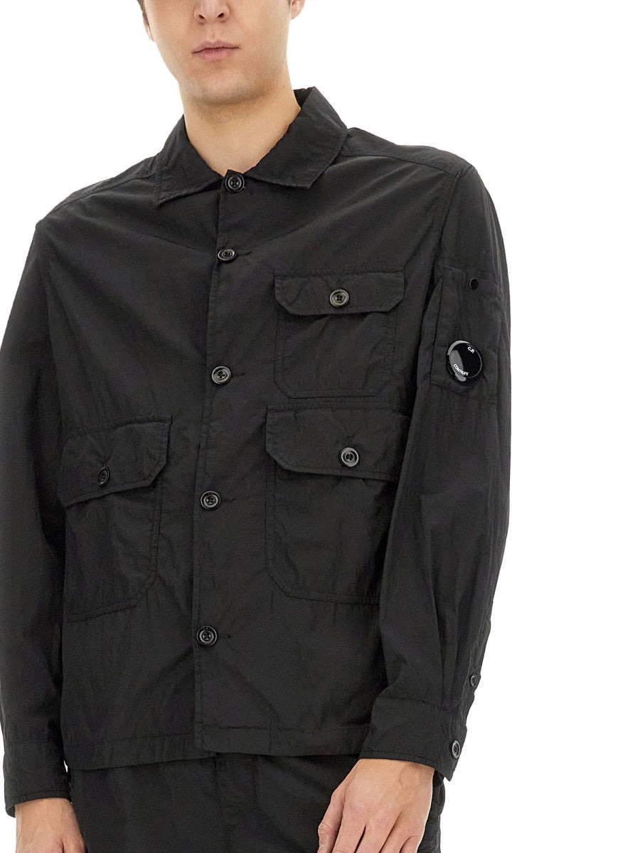 C.P. Company Men Jacket With Gabardine - 4