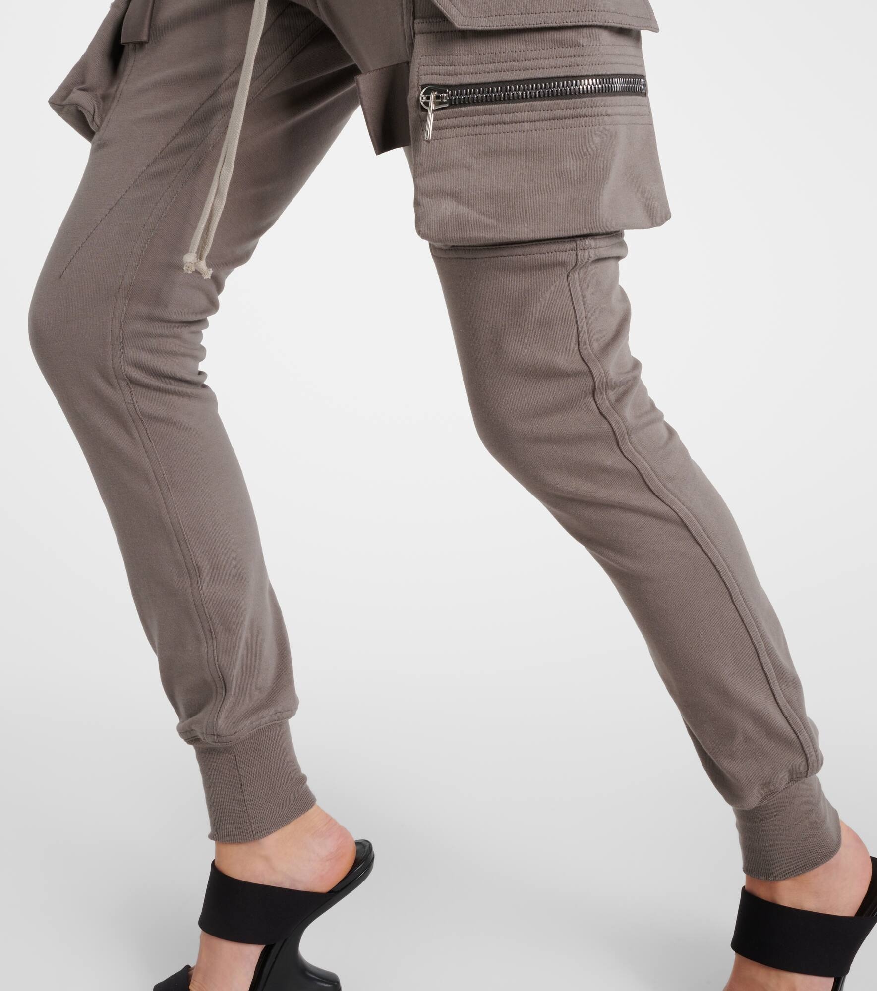 High-rise cotton skinny cargo pants - 5