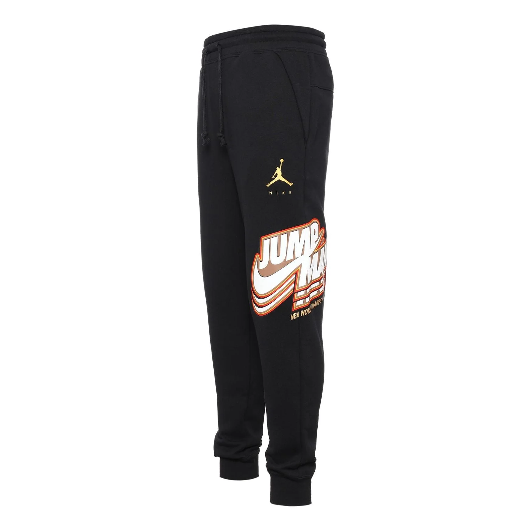 Men's Air Jordan Funny Printing Fleece Lined Sports Pants/Trousers/Joggers Black DC9609-010 - 1