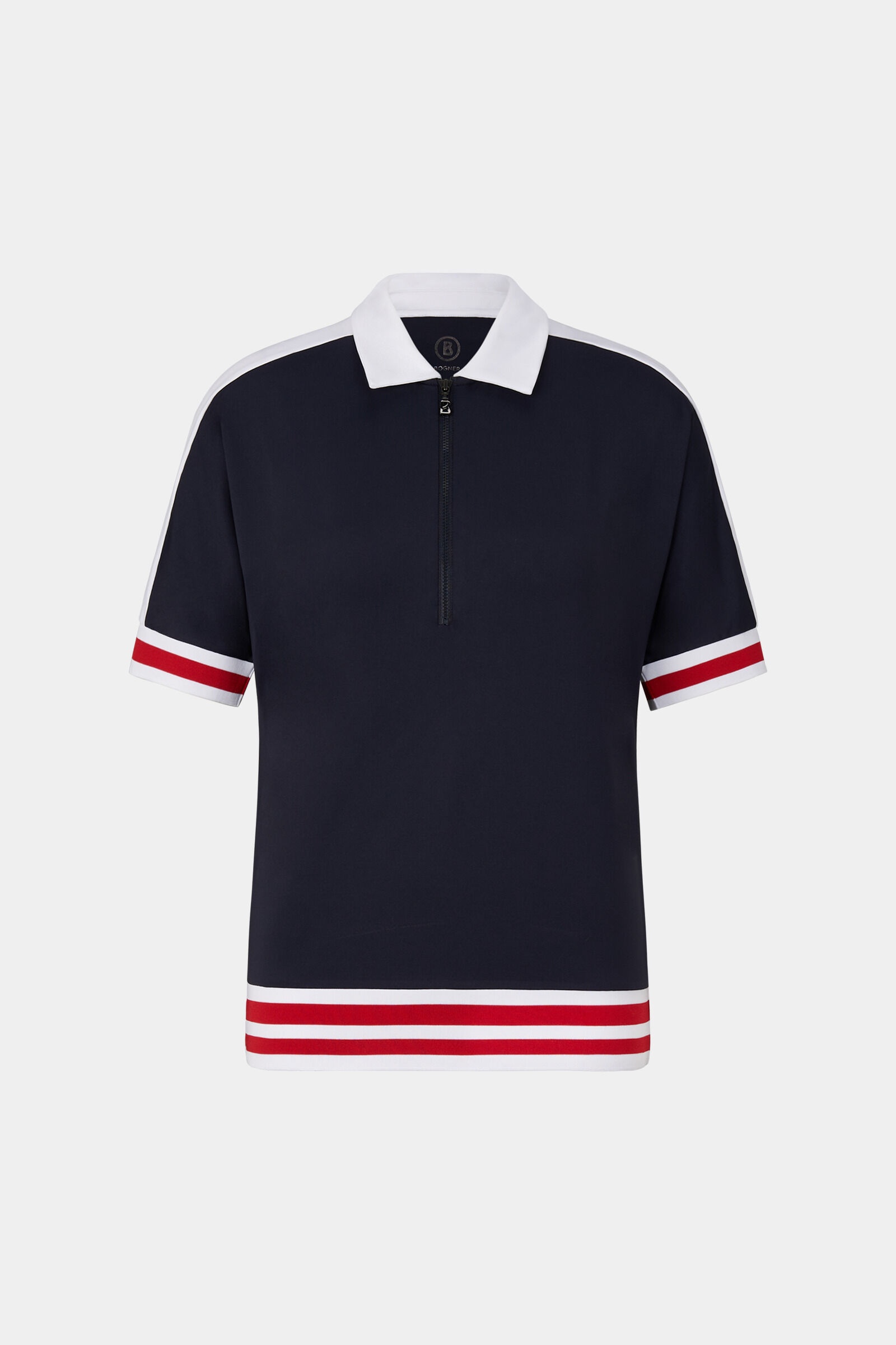 Amelia functional polo shirt in Navy blue/Red - 1