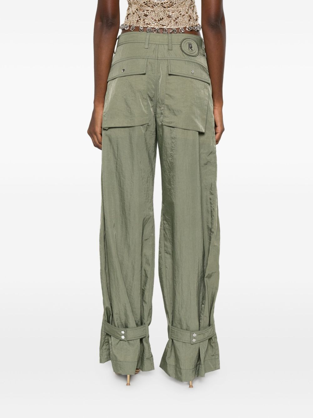 pleated pocket trousers - 4