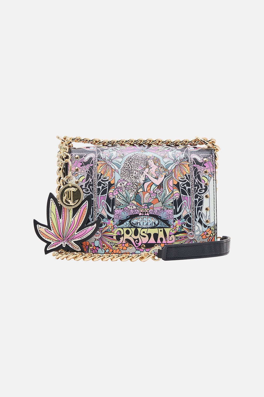 CROSSBODY BOX BAG WITH CHAIN - 4