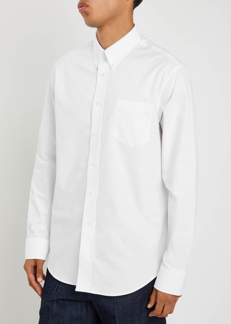 Givenchy Logo-embroidered Cotton Shirt - 2