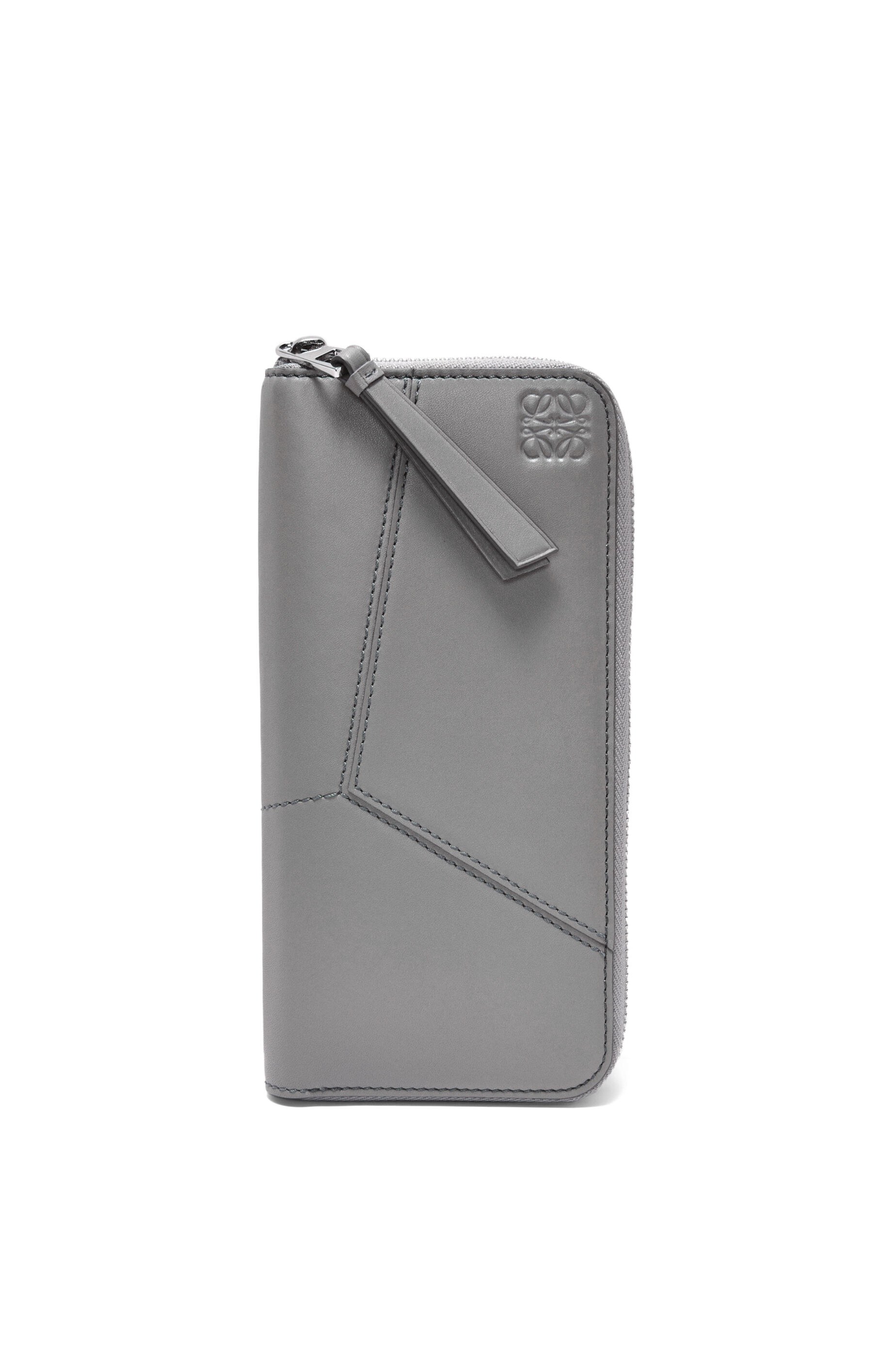 Puzzle stitches open wallet in smooth calfskin - 1