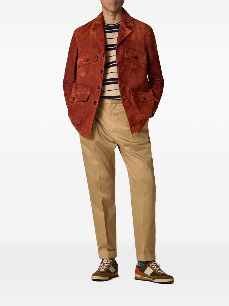 Paul Smith buttoned suede shirt jacket outlook