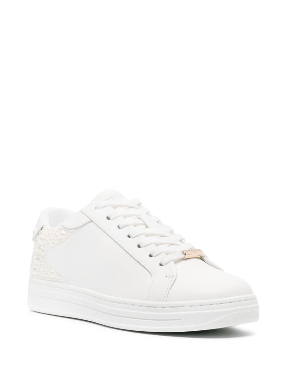 Rome/F pearl-embellished sneakers - 2