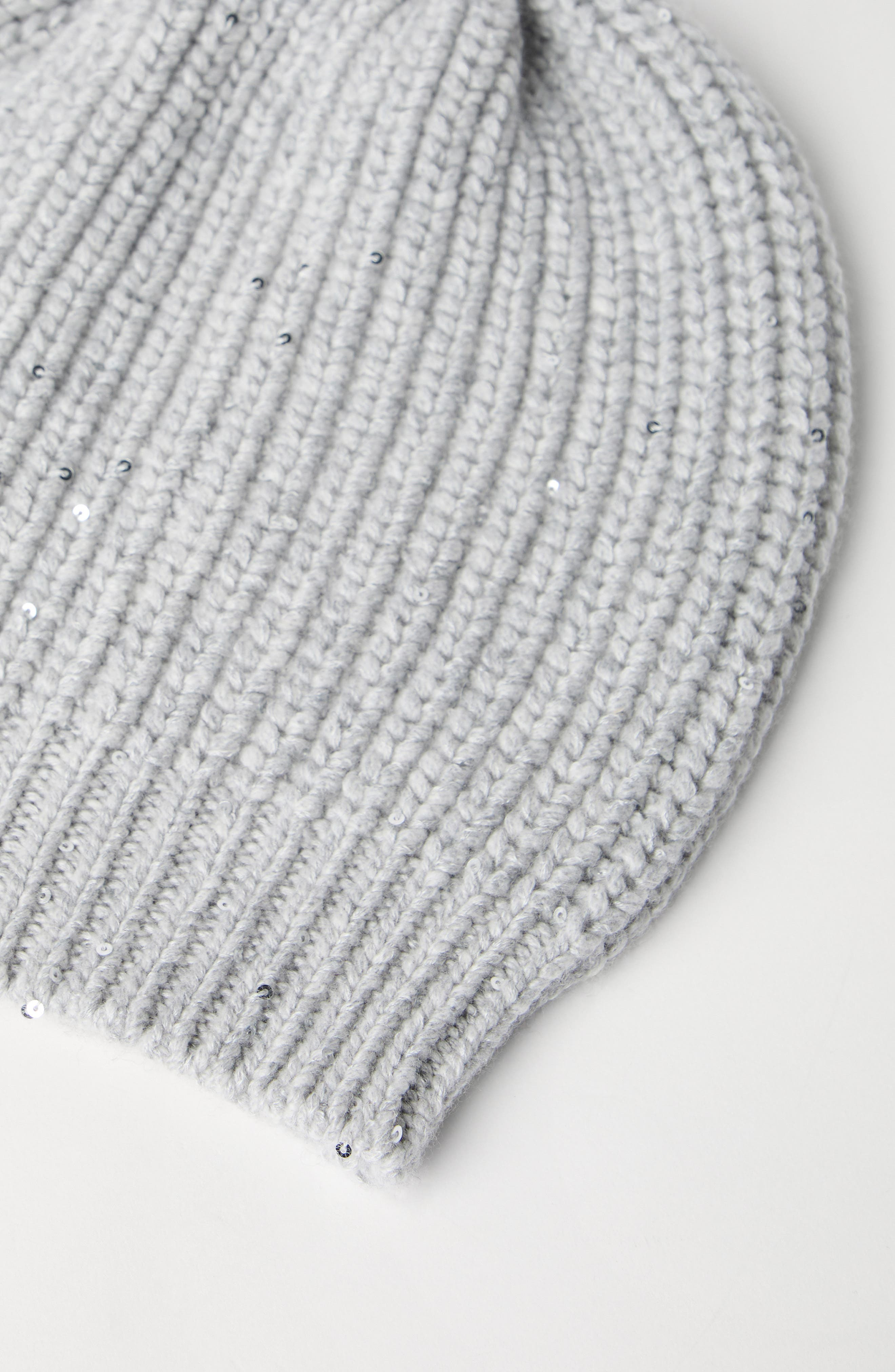Brunello Cucinelli Cashmere and silk beanie in Light Grey at Nordstrom - 3