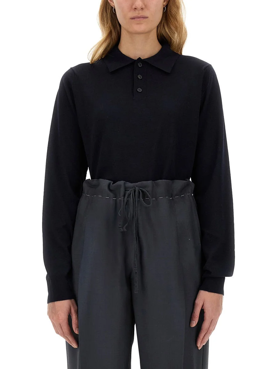 Maison Margiela Women Wool Polo. - 1