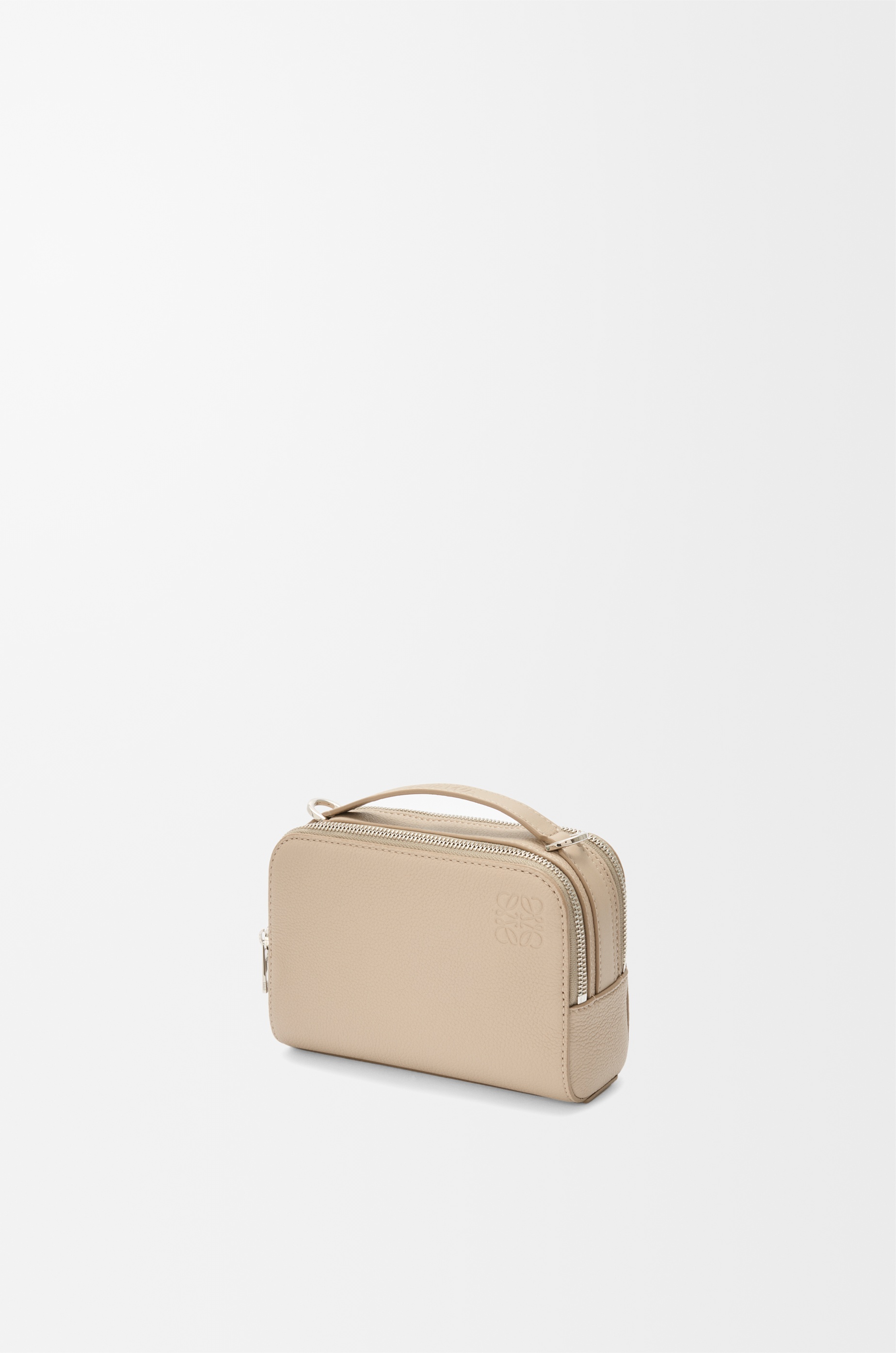 Mini crossbody camera bag in soft grained calfskin - 2
