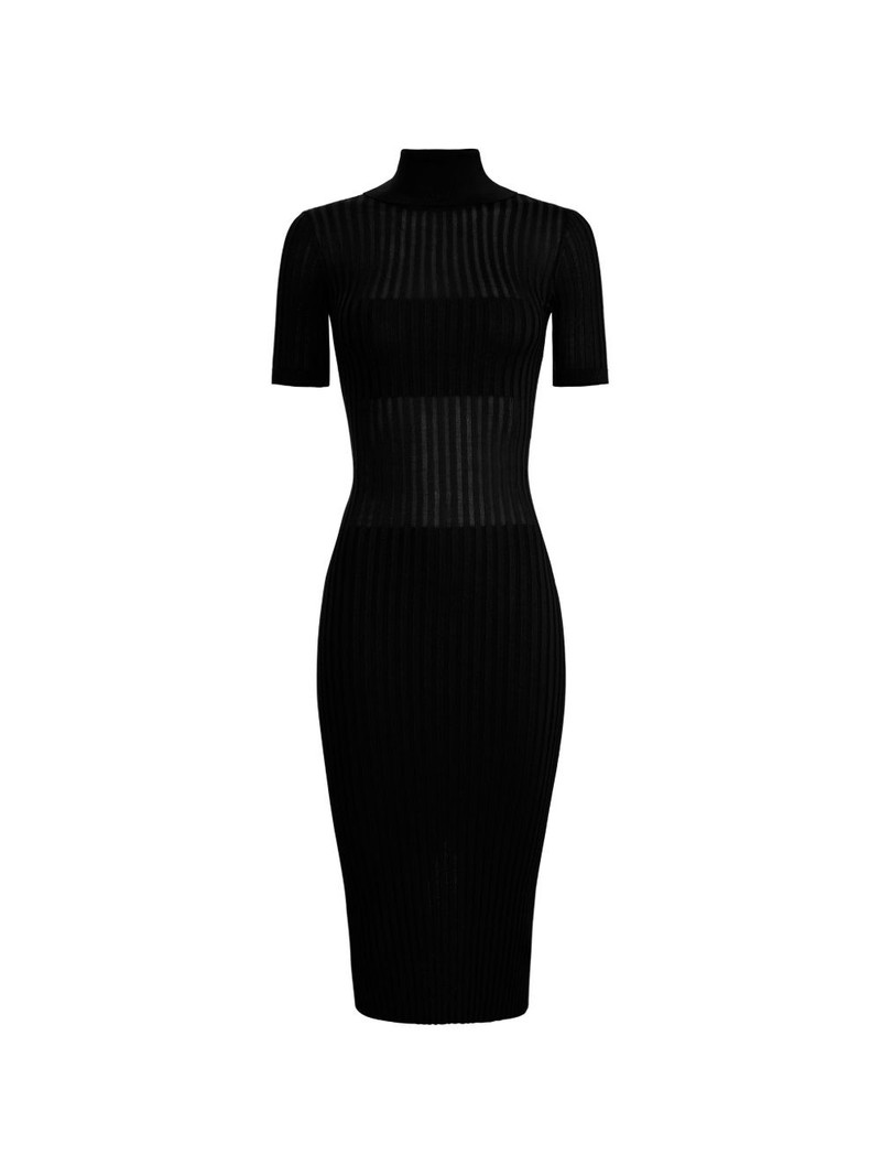 turtleneck midi dress 1