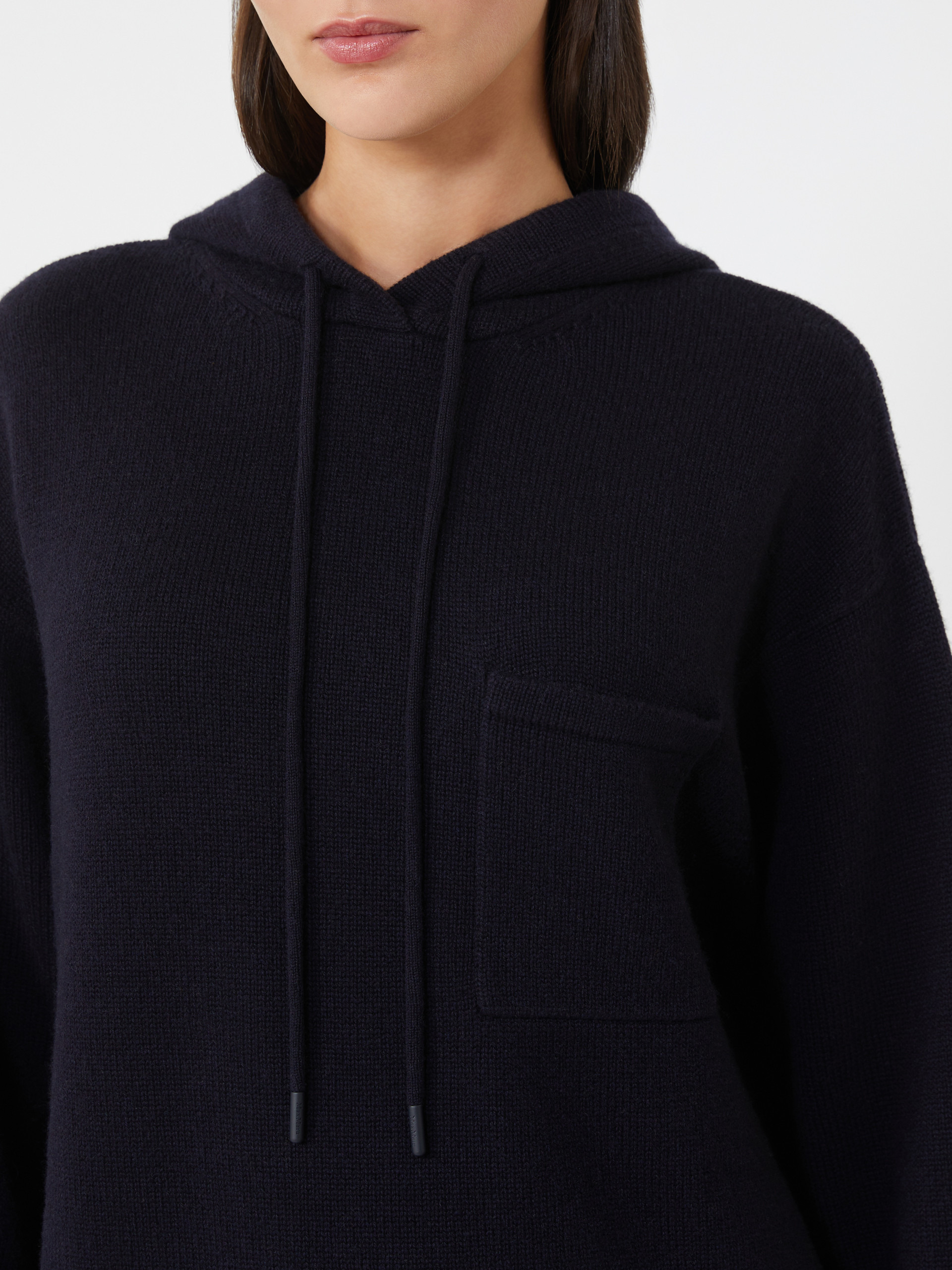 LIANA Wool and cashmere hooded sweatshirt - 5