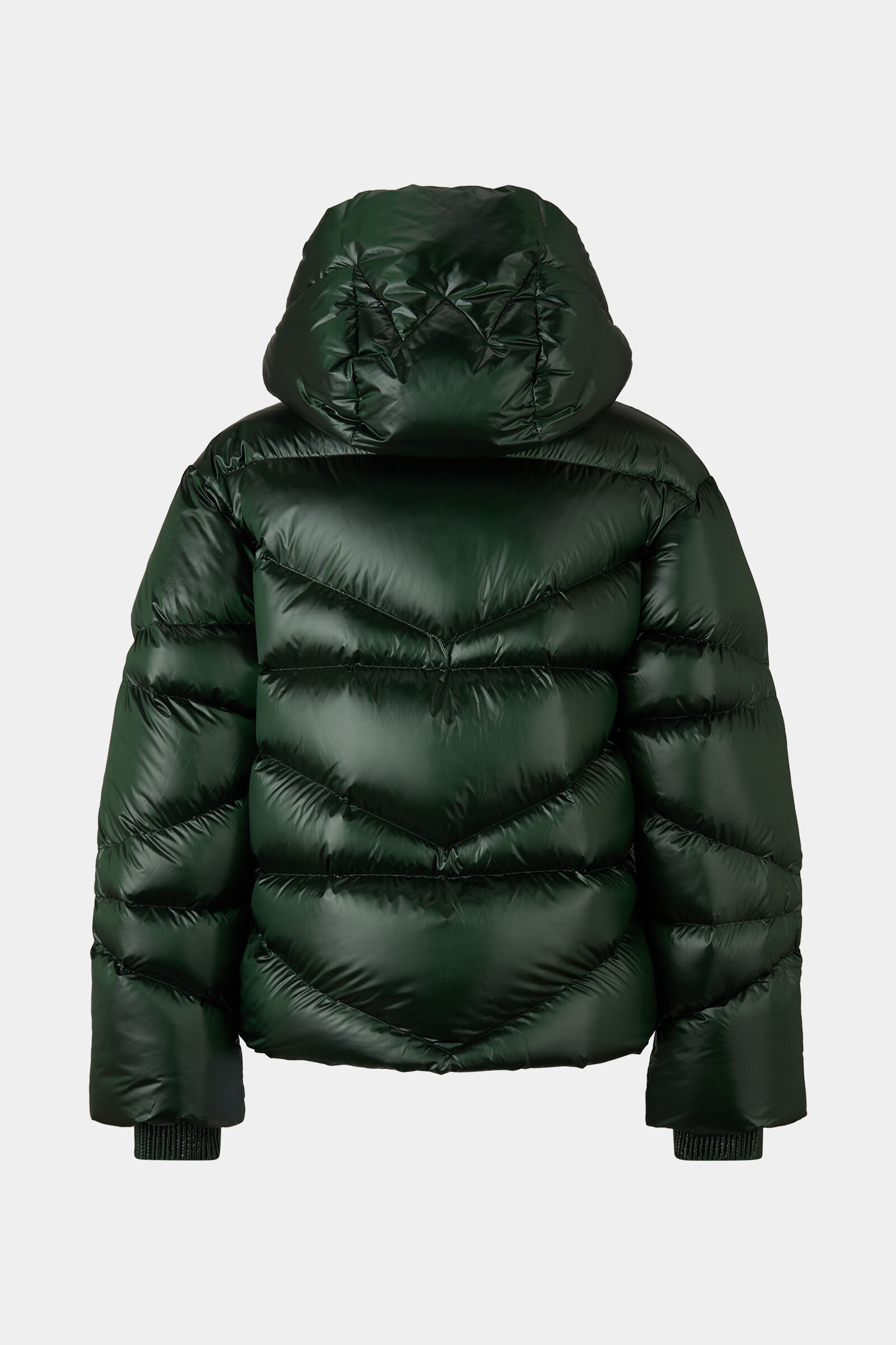 Xally down jacket in Dark green - 3